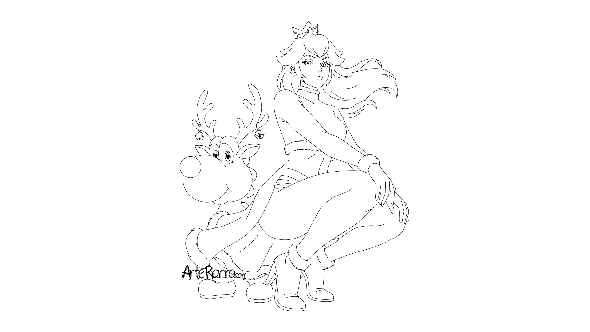  Princess Peach & Yoshi