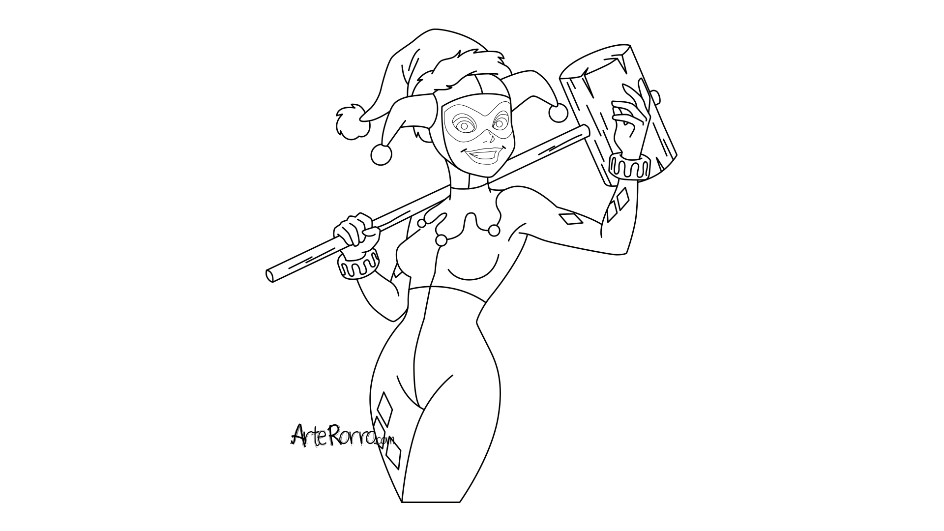 Dibujo de  Harley Quinn