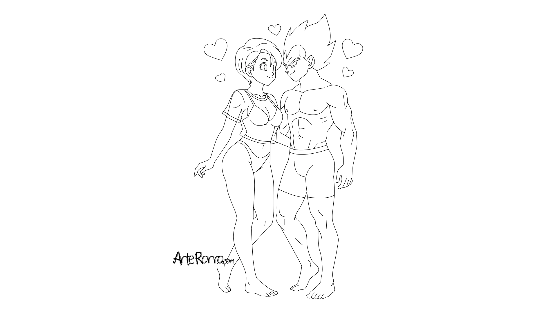  Bulma and Vegeta