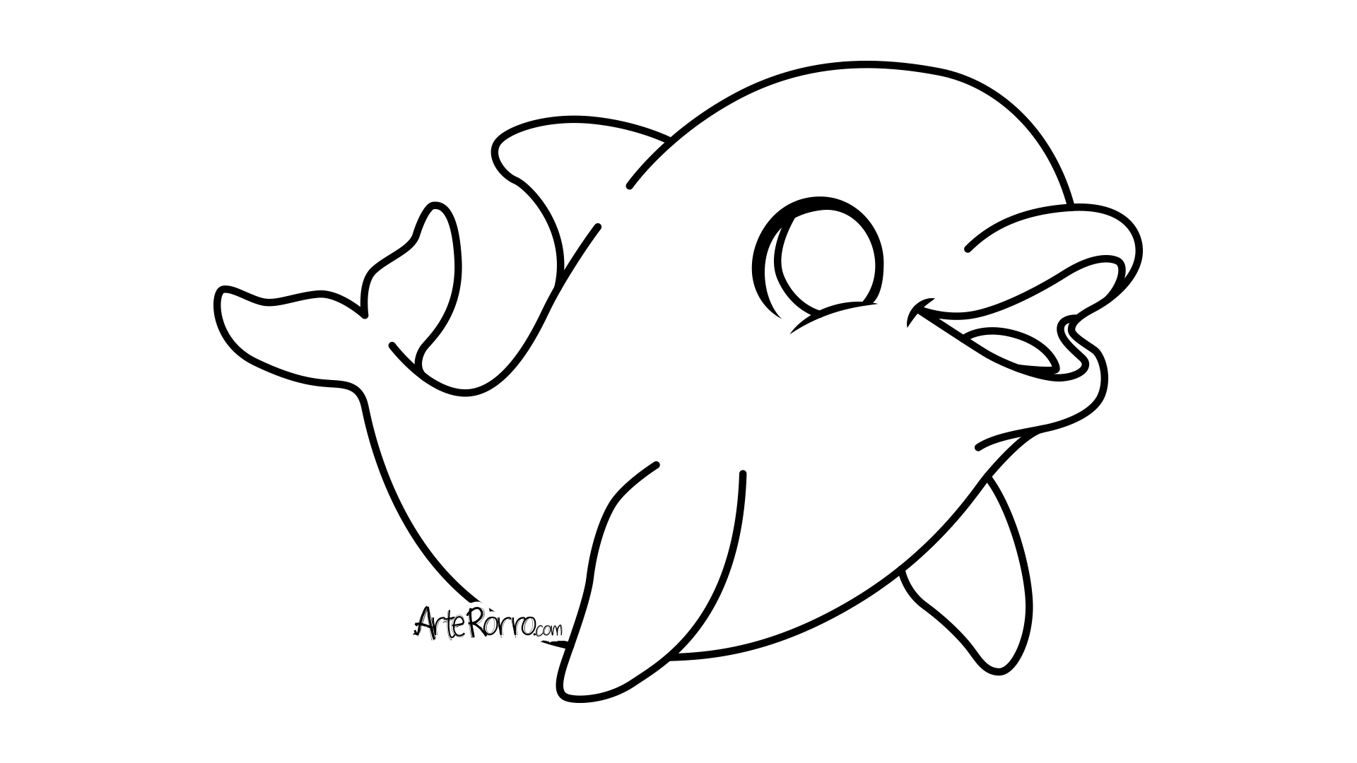 Dibujo de  Delfín