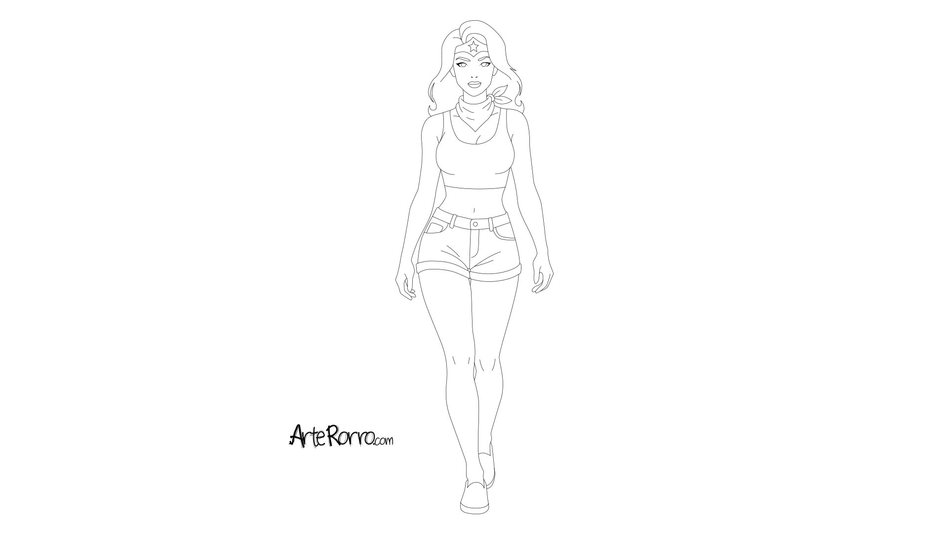 Dibujo de  Mujer Maravilla