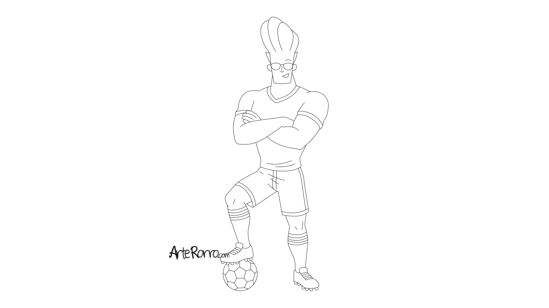 Dibujo de  Johnny Bravo