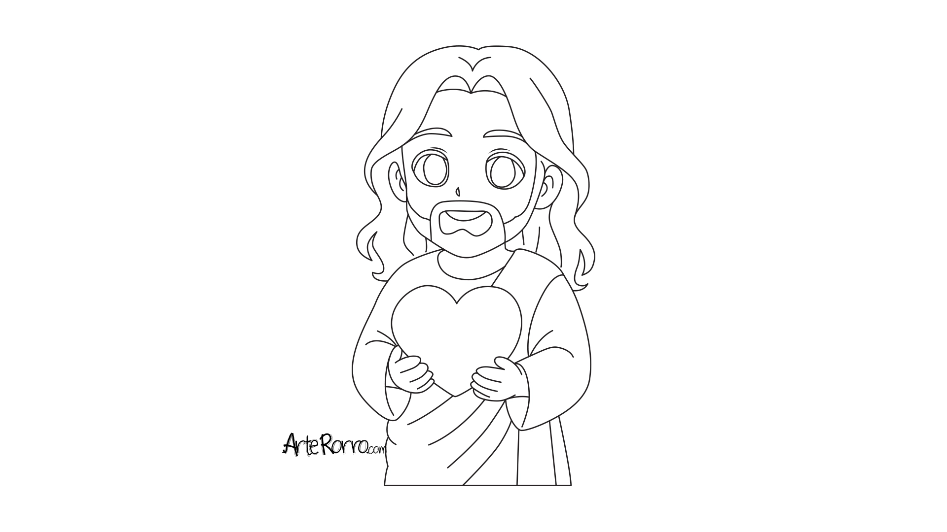 Dibujo de  Jesucristo