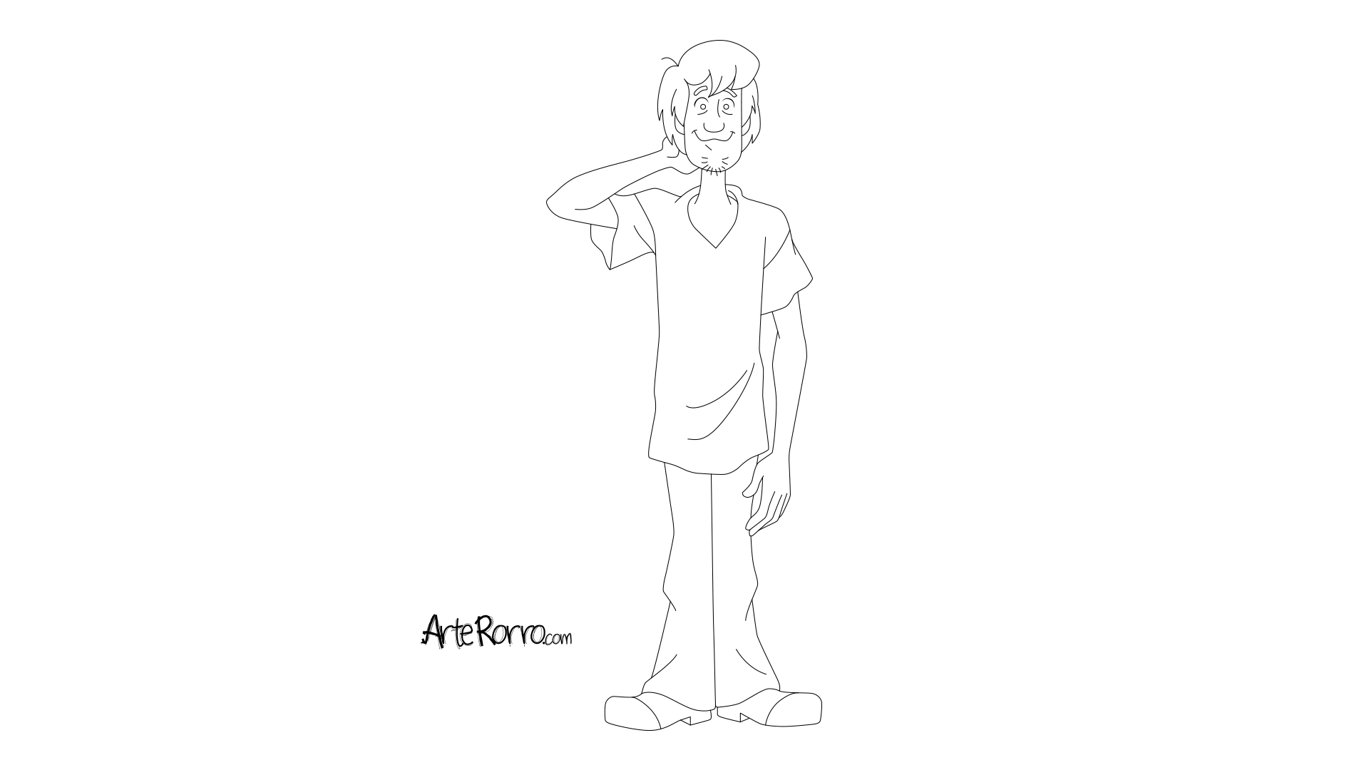 Dibujo de  Shaggy Rogers