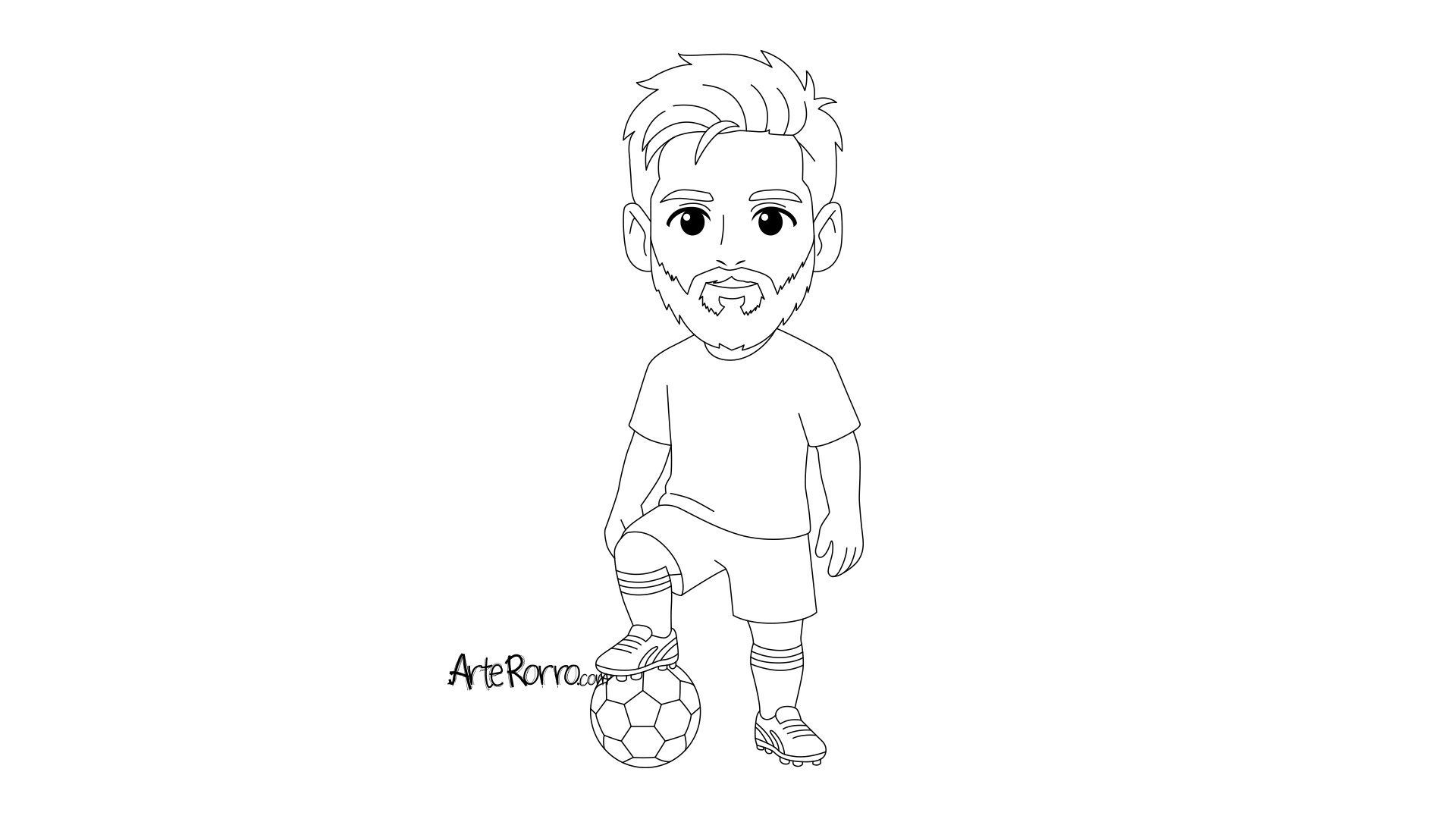 Dibujo de  Lionel Messi