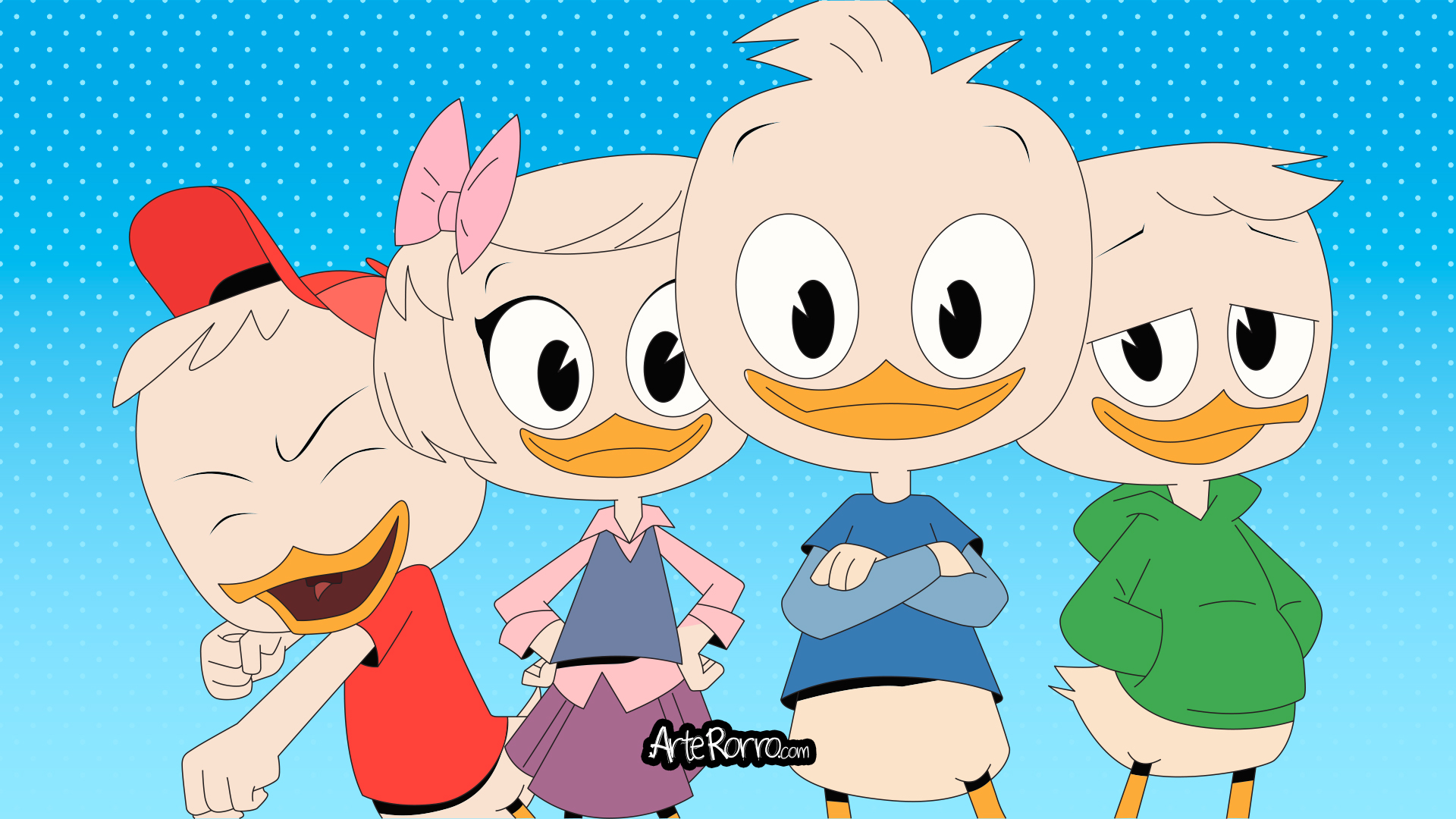 Hugo, Rosita, Paco, Luis