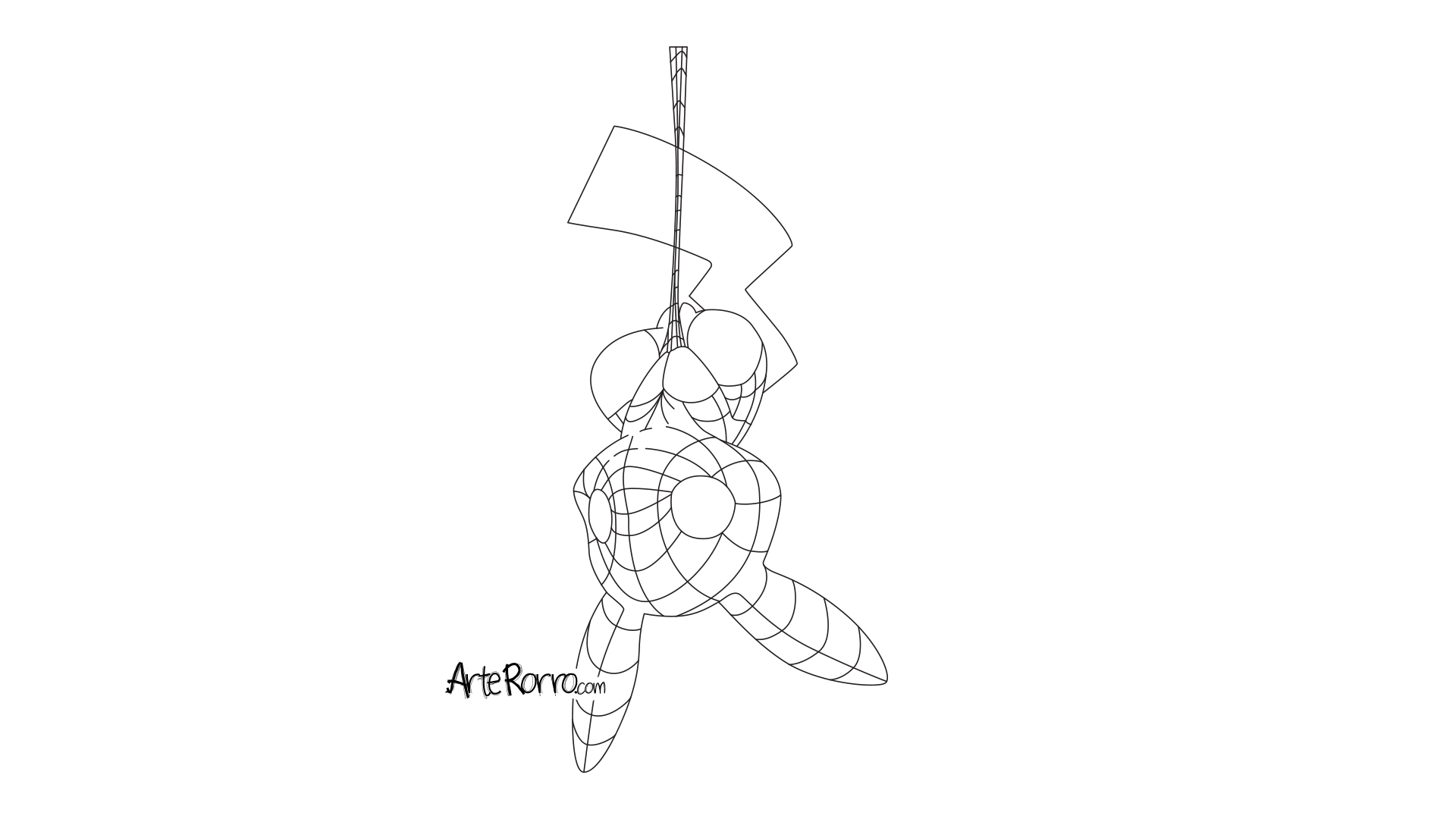  Pikachu in a Spider-Man costume