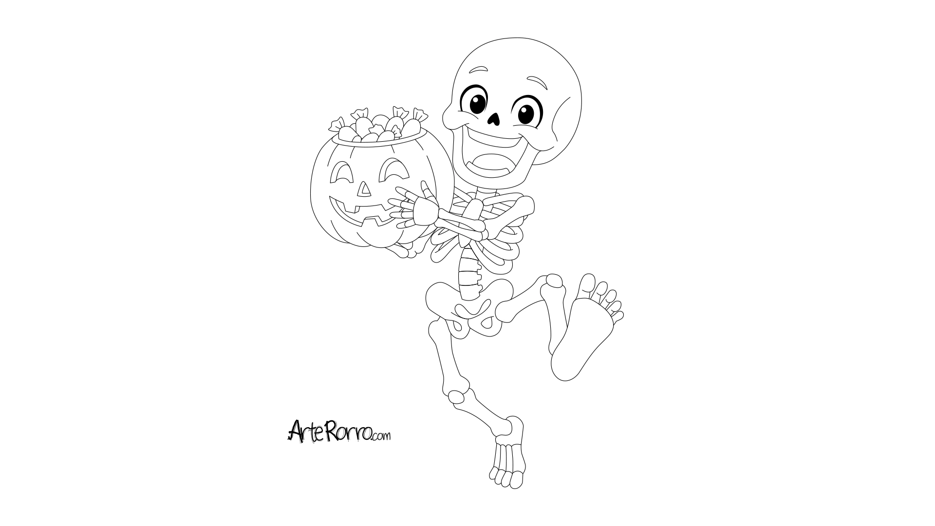 Dibujo de  Esqueleto