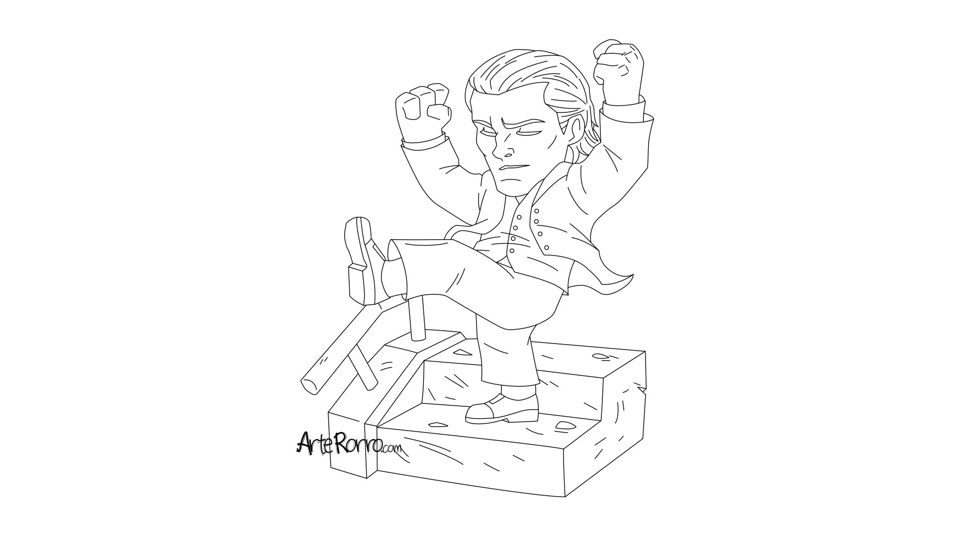 Dibujo de  El Guasón