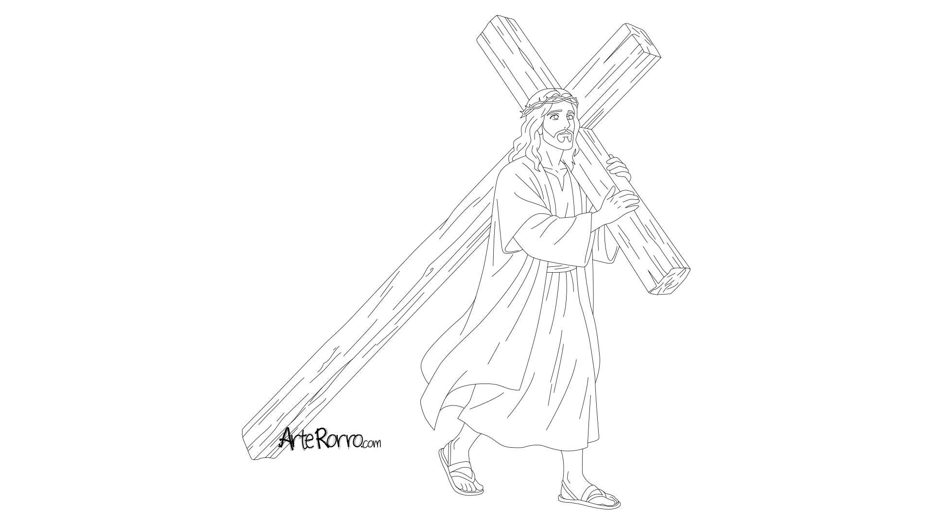 Dibujo de  Jesucristo