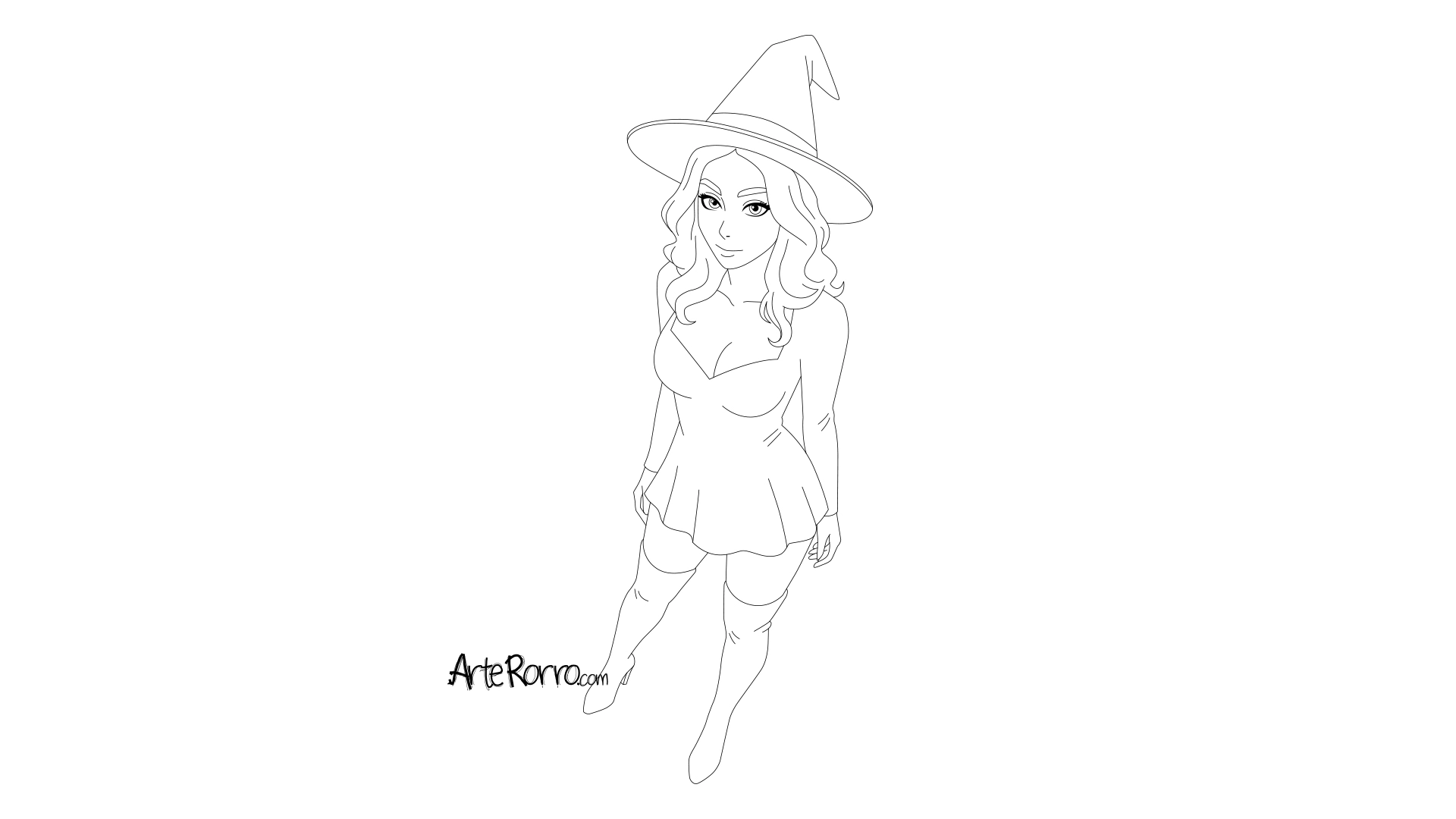 Dibujo de  Bruja