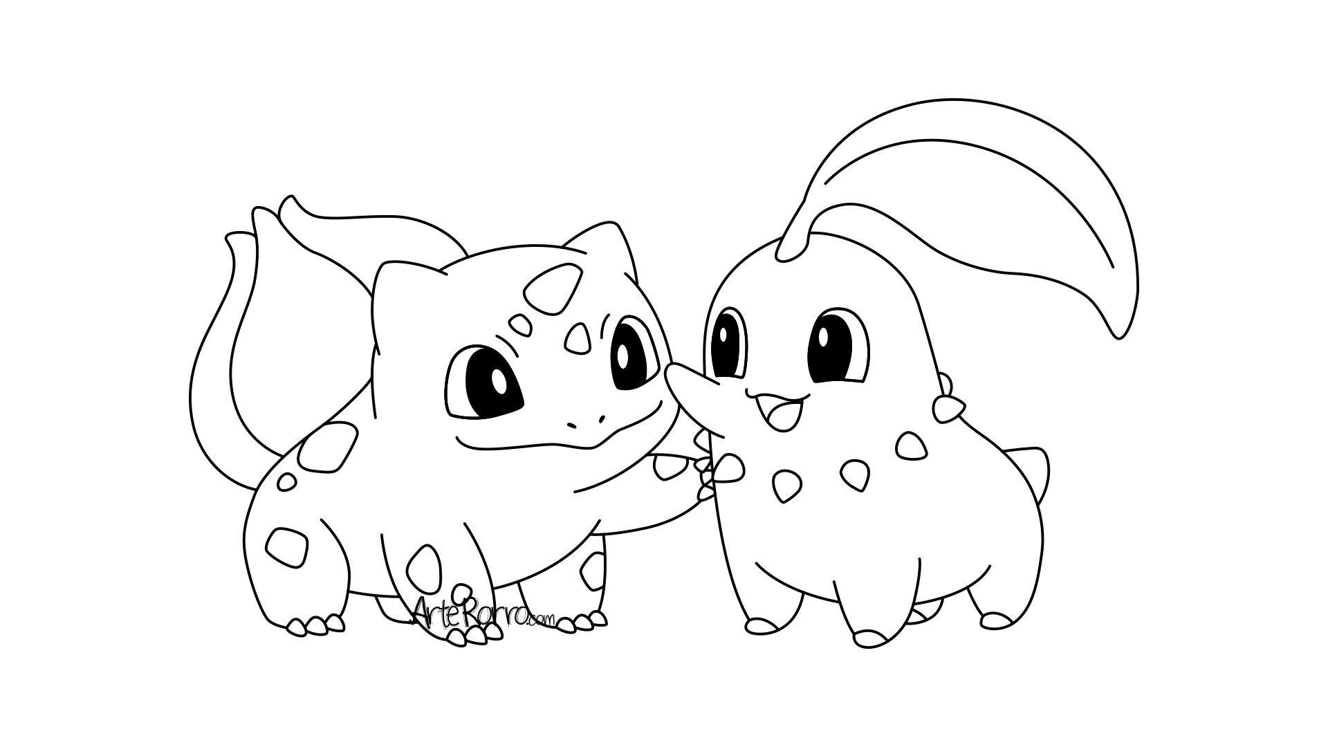  Bulbasaur and Chikorita