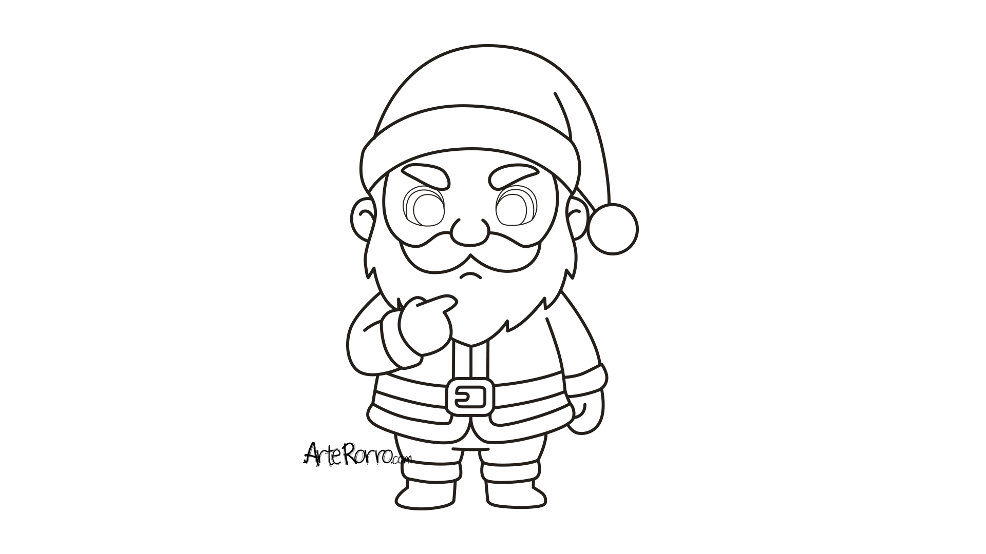 Dibujo de  Papá Noel
