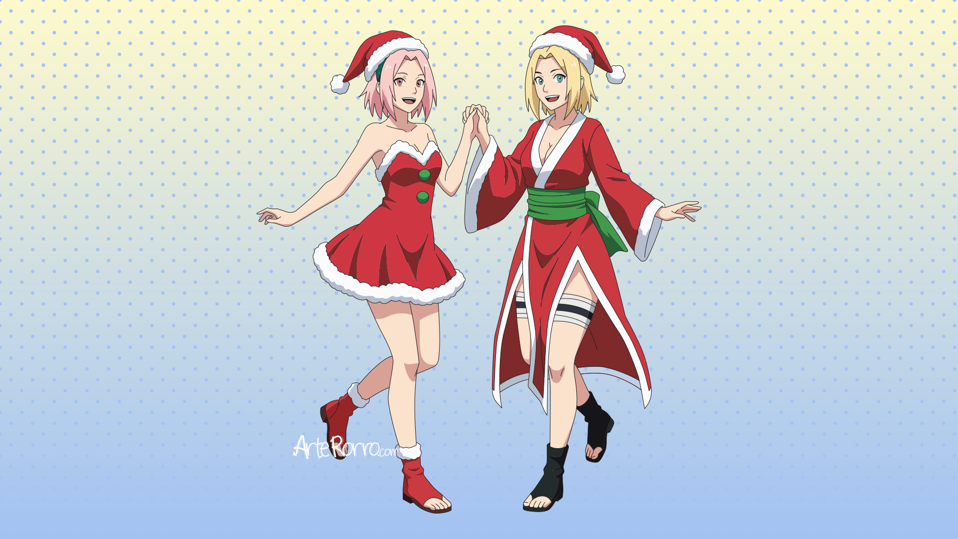 Sakura y Tsunade Navideñas