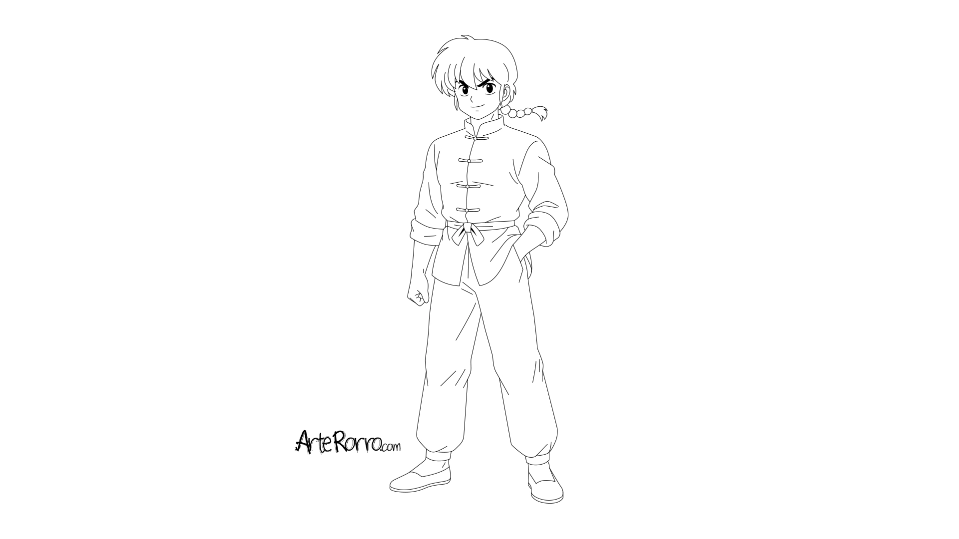 Dibujo de  Ranma Saotome