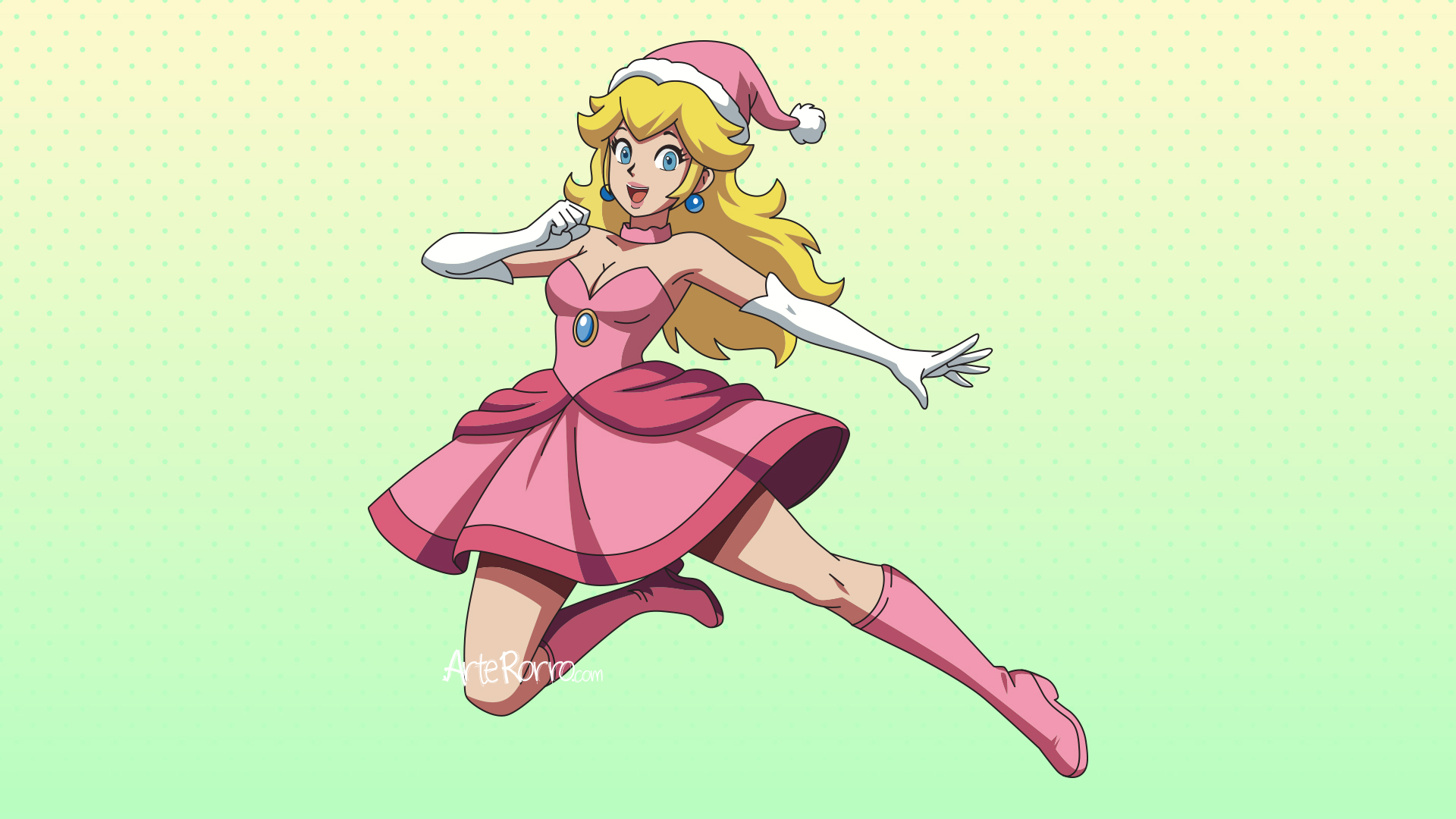 Christmas Princess Peach