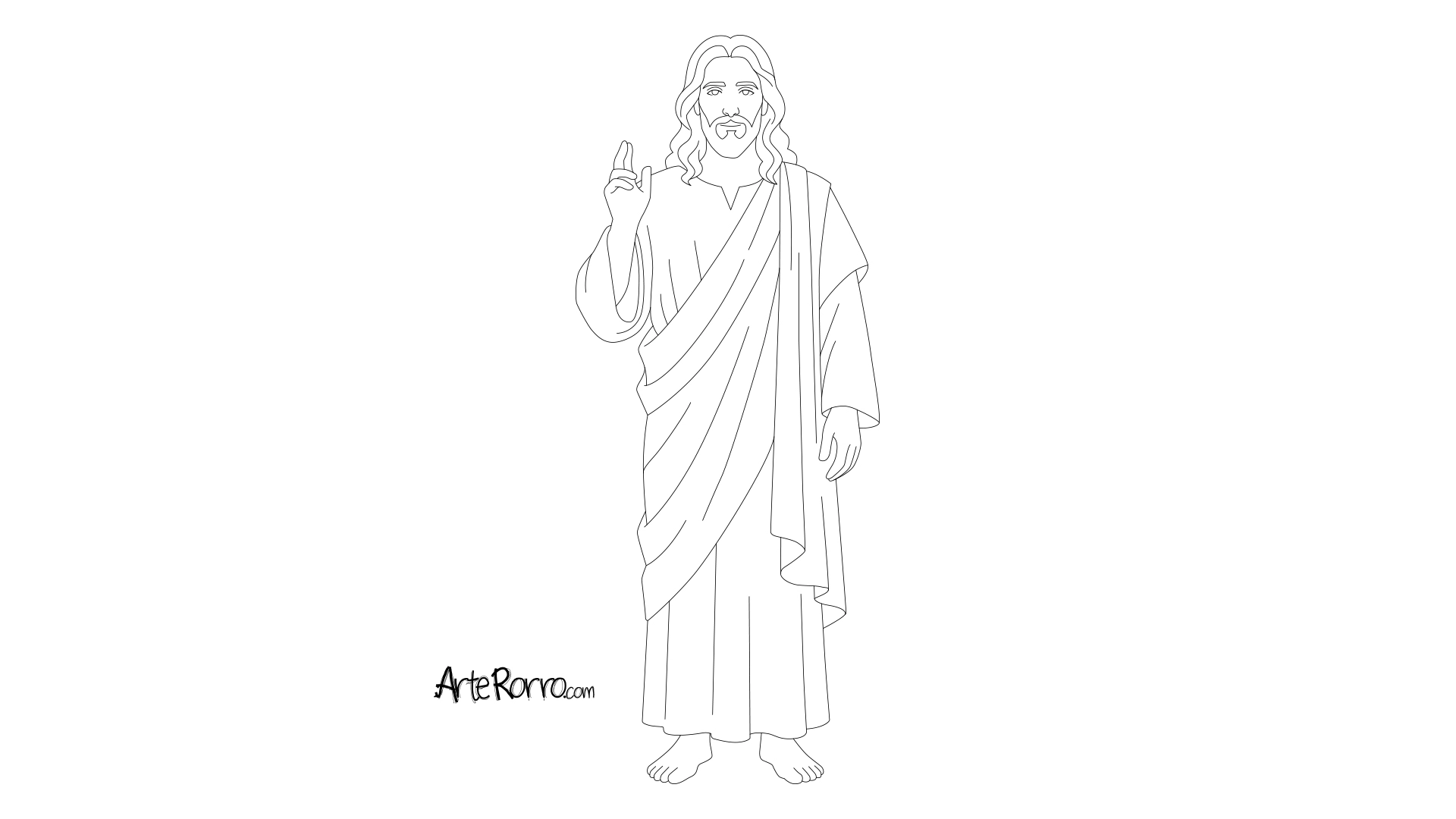 Dibujo de  Jesucristo