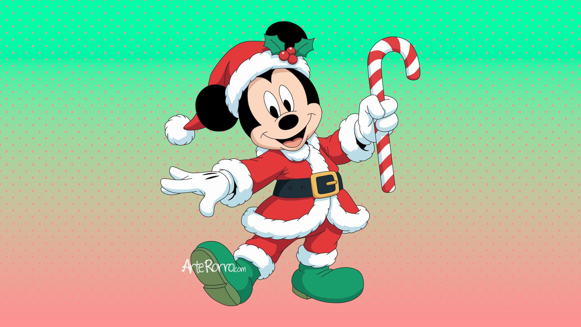 Mickey Mouse navideño