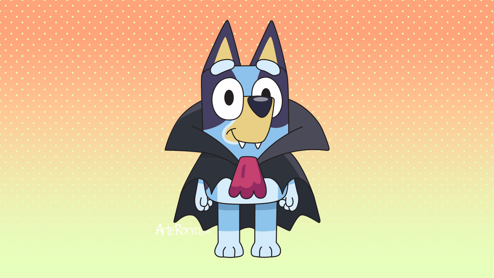 Bluey Vampire Costume