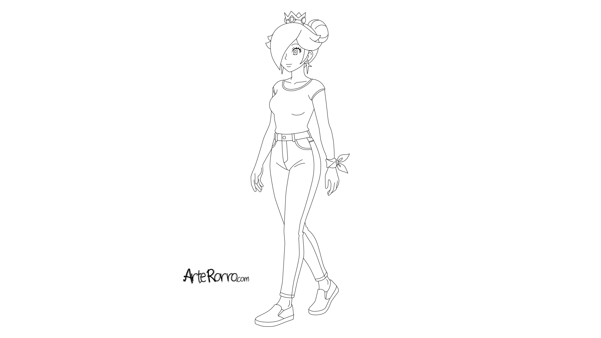 Dibujo de  Princesa Rosalina