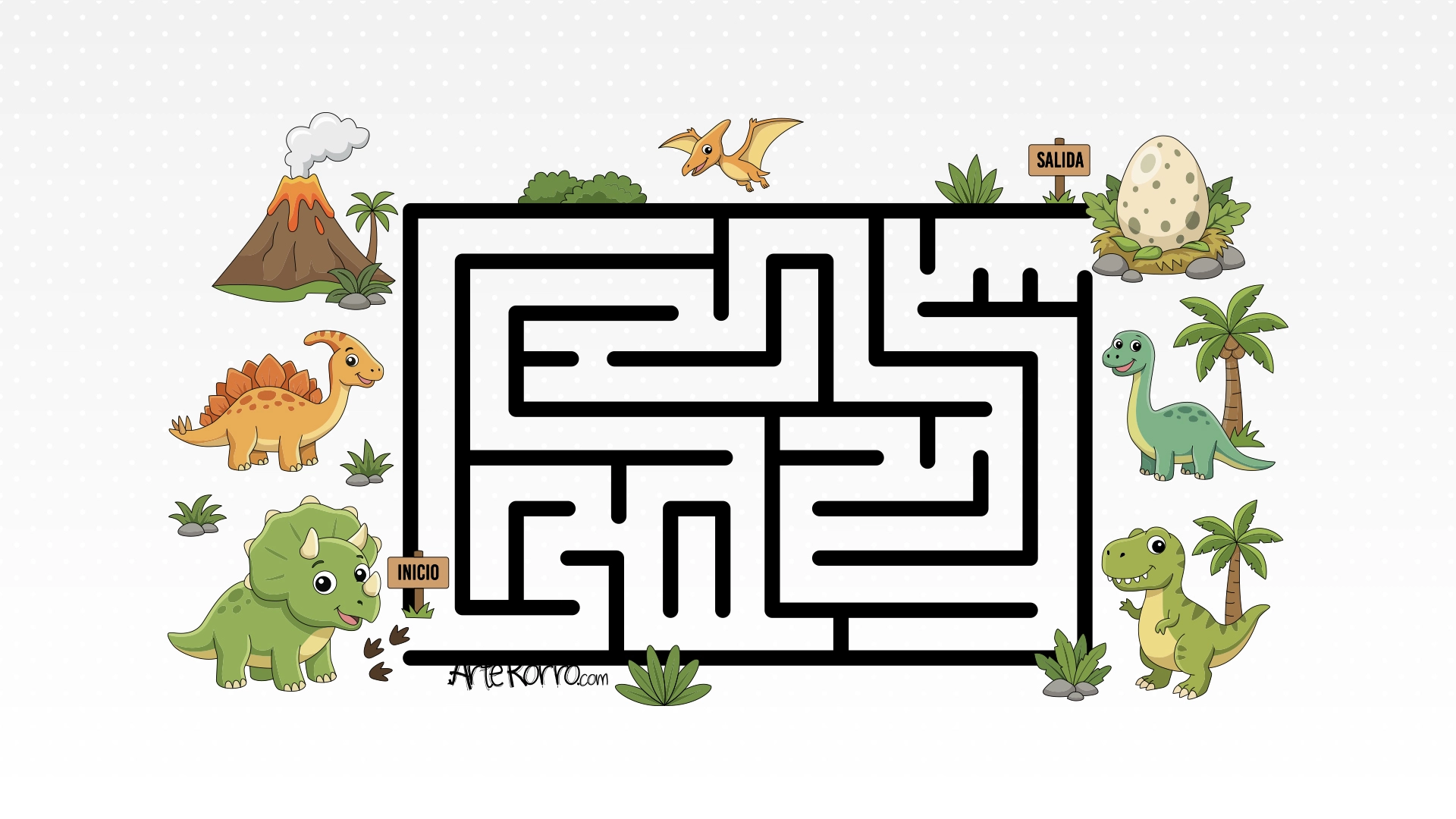 Laberinto de Dinosaurios