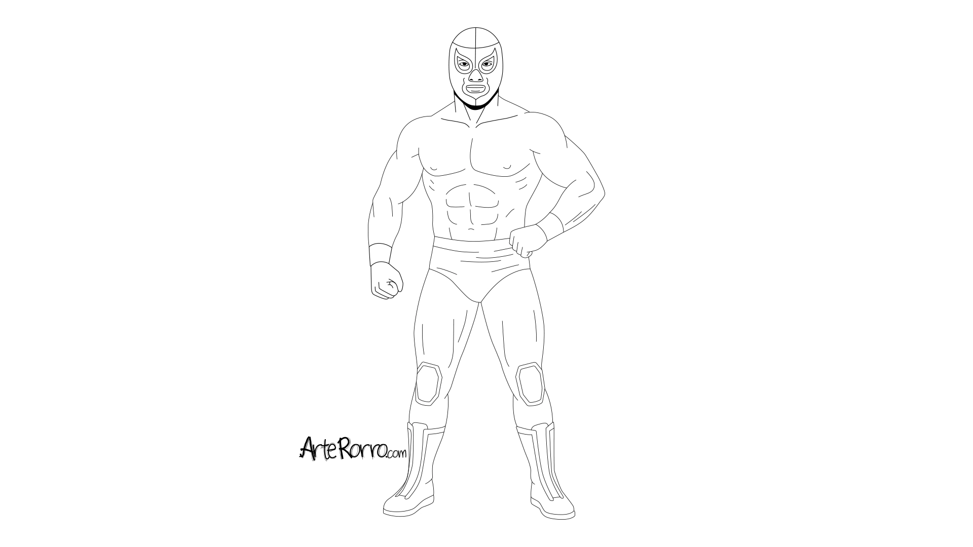 Dibujo de  El Santo