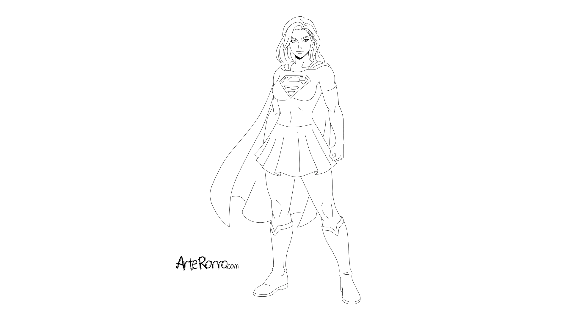 Dibujo de  Supergirl