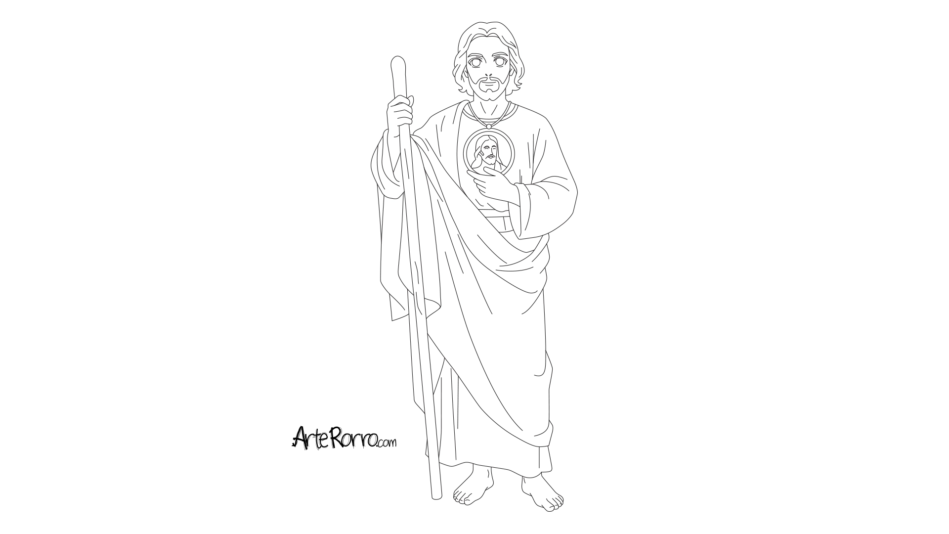 Dibujo de  San Judas Tadeo