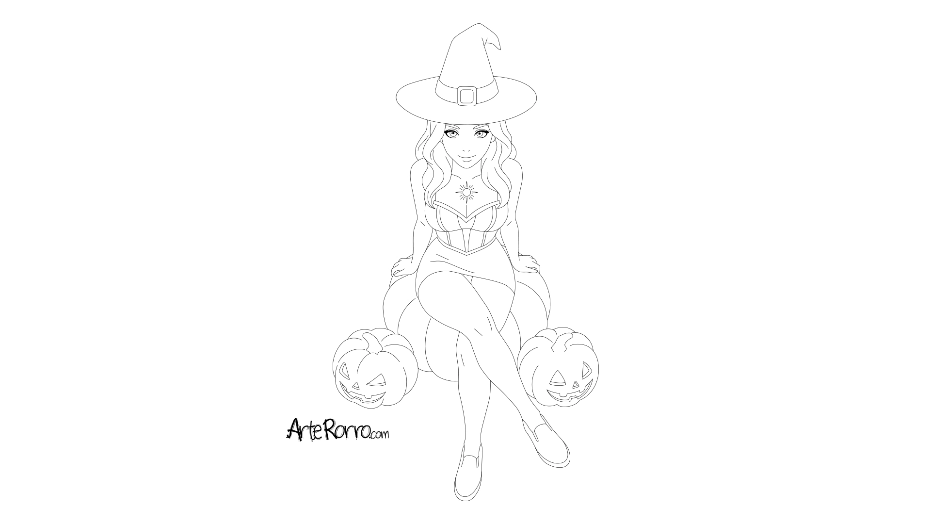 Dibujo de  Bruja