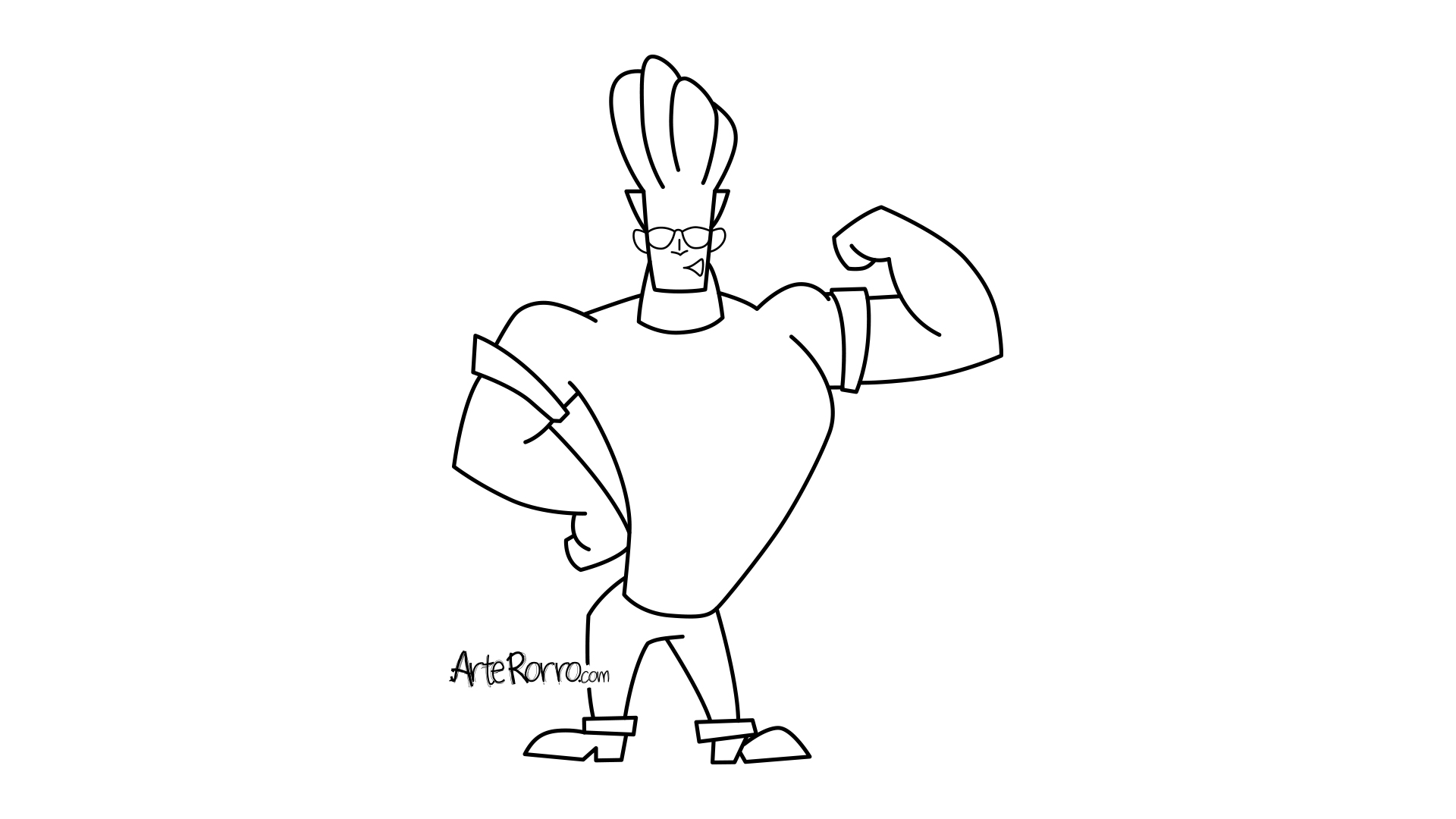 Dibujo de  Johnny Bravo