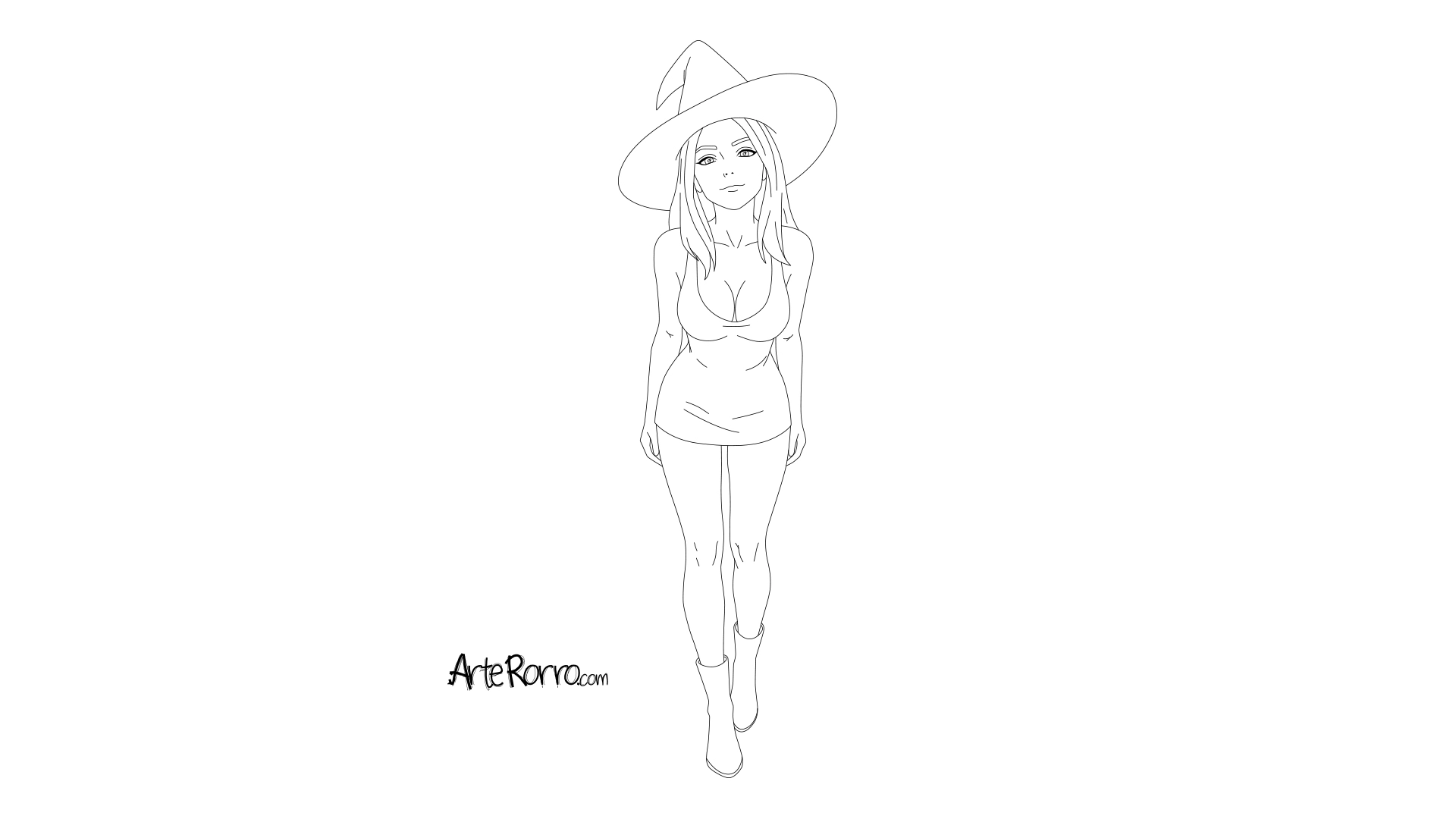 Dibujo de  Bruja