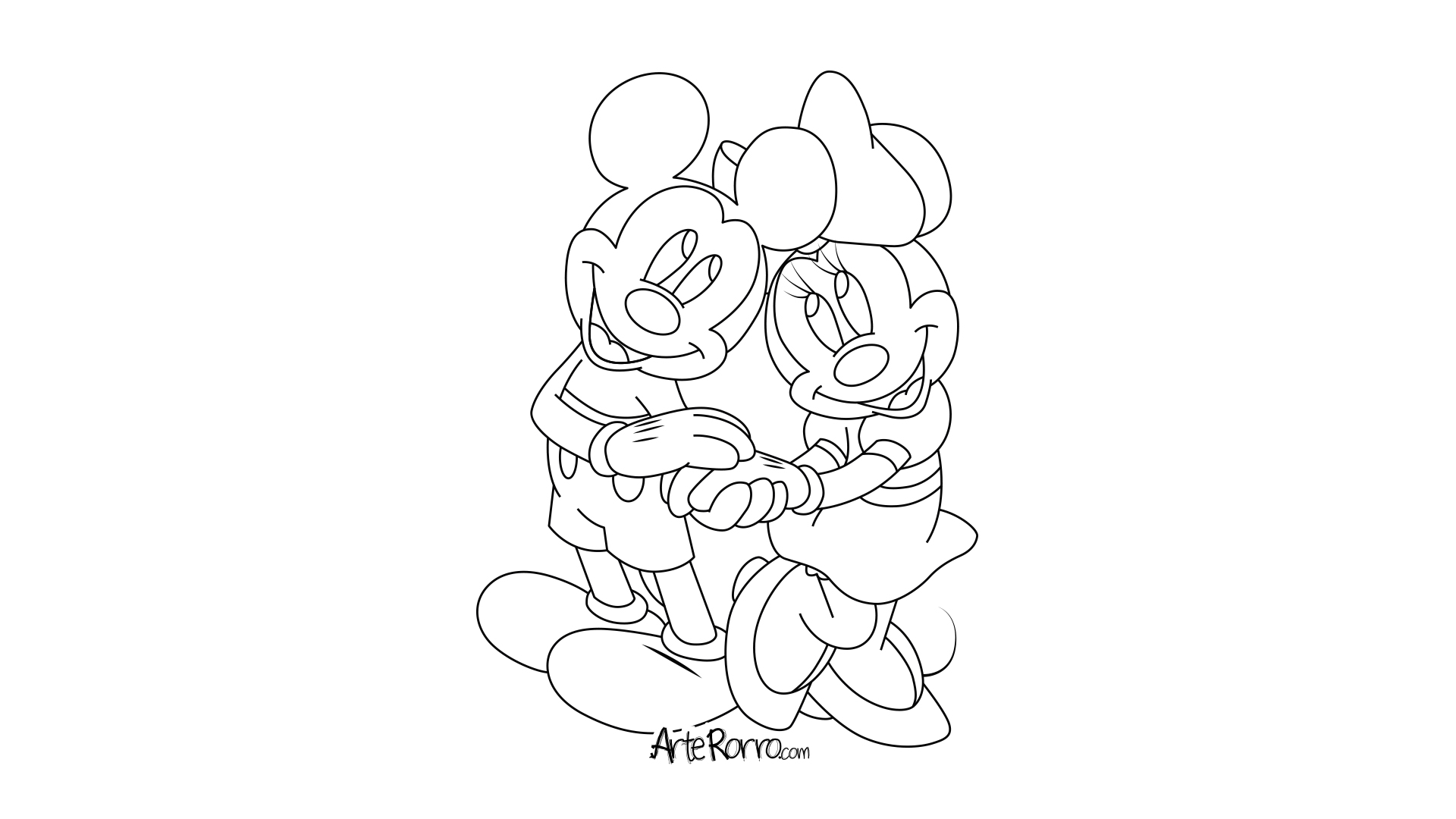 Micky & Minnie Mouse · Arte Rorro
