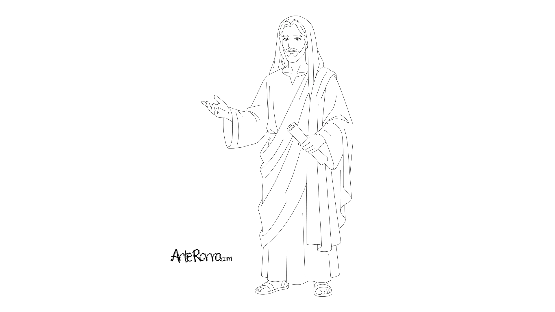 Dibujo de  Jesucristo