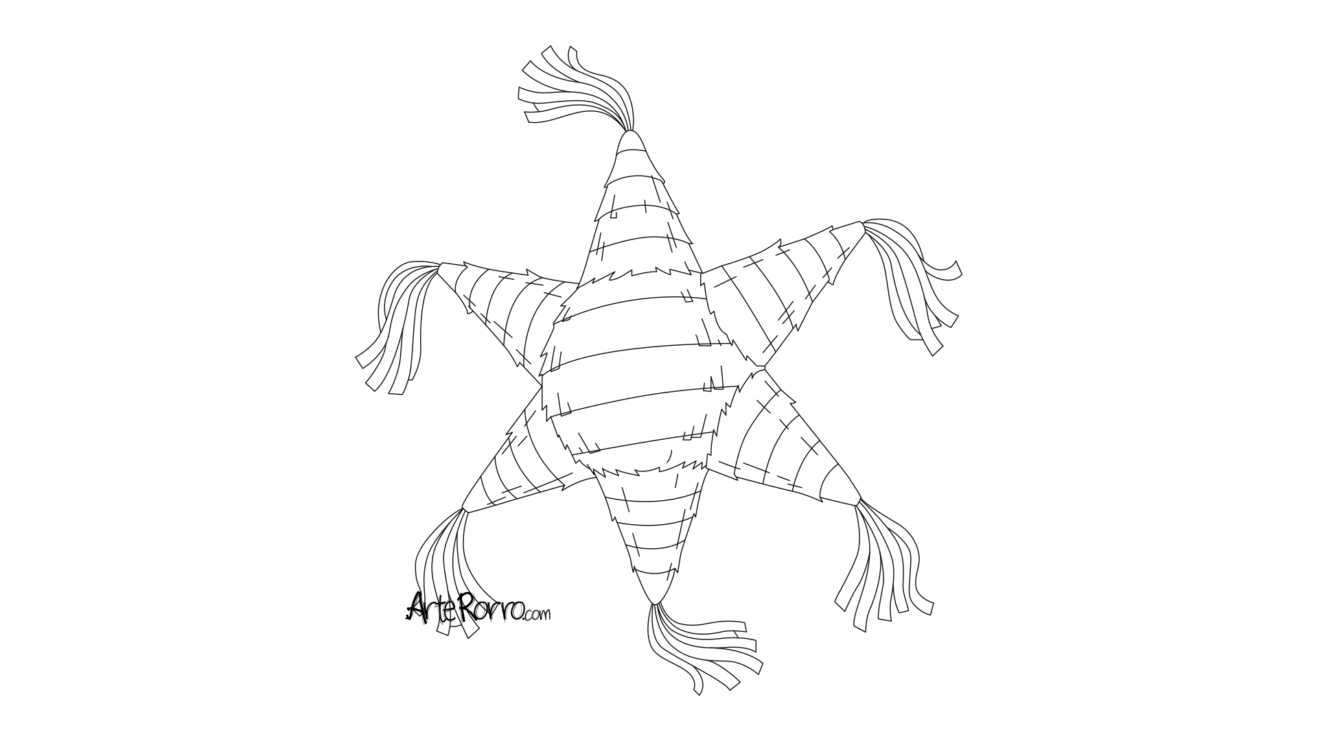  Seven-Point Star Piñata