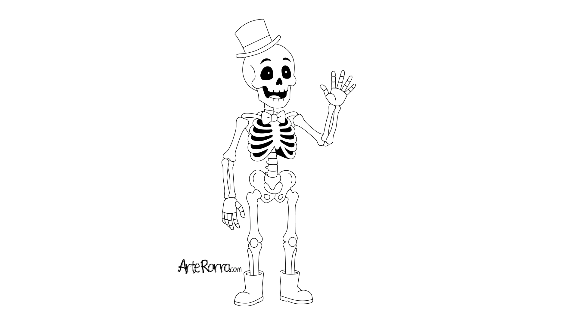 Dibujo de  Esqueleto