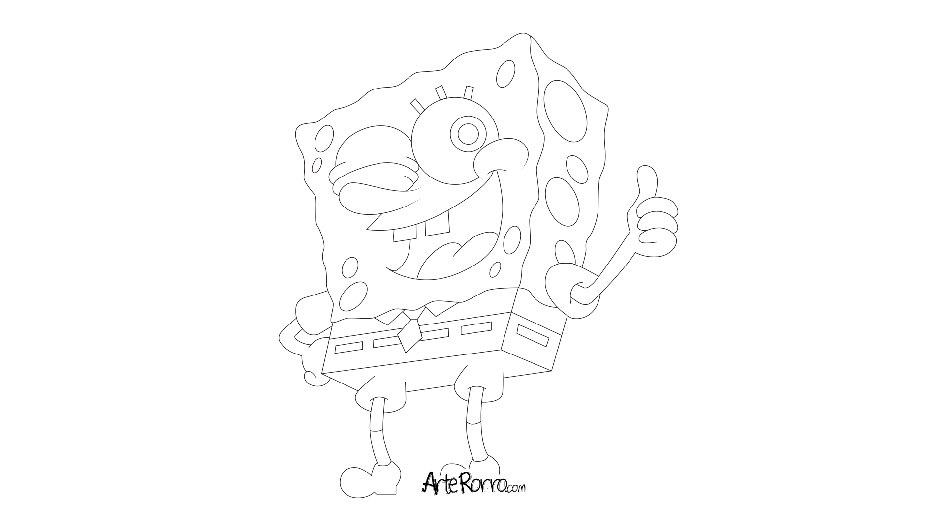 Dibujo de  Bob Esponja