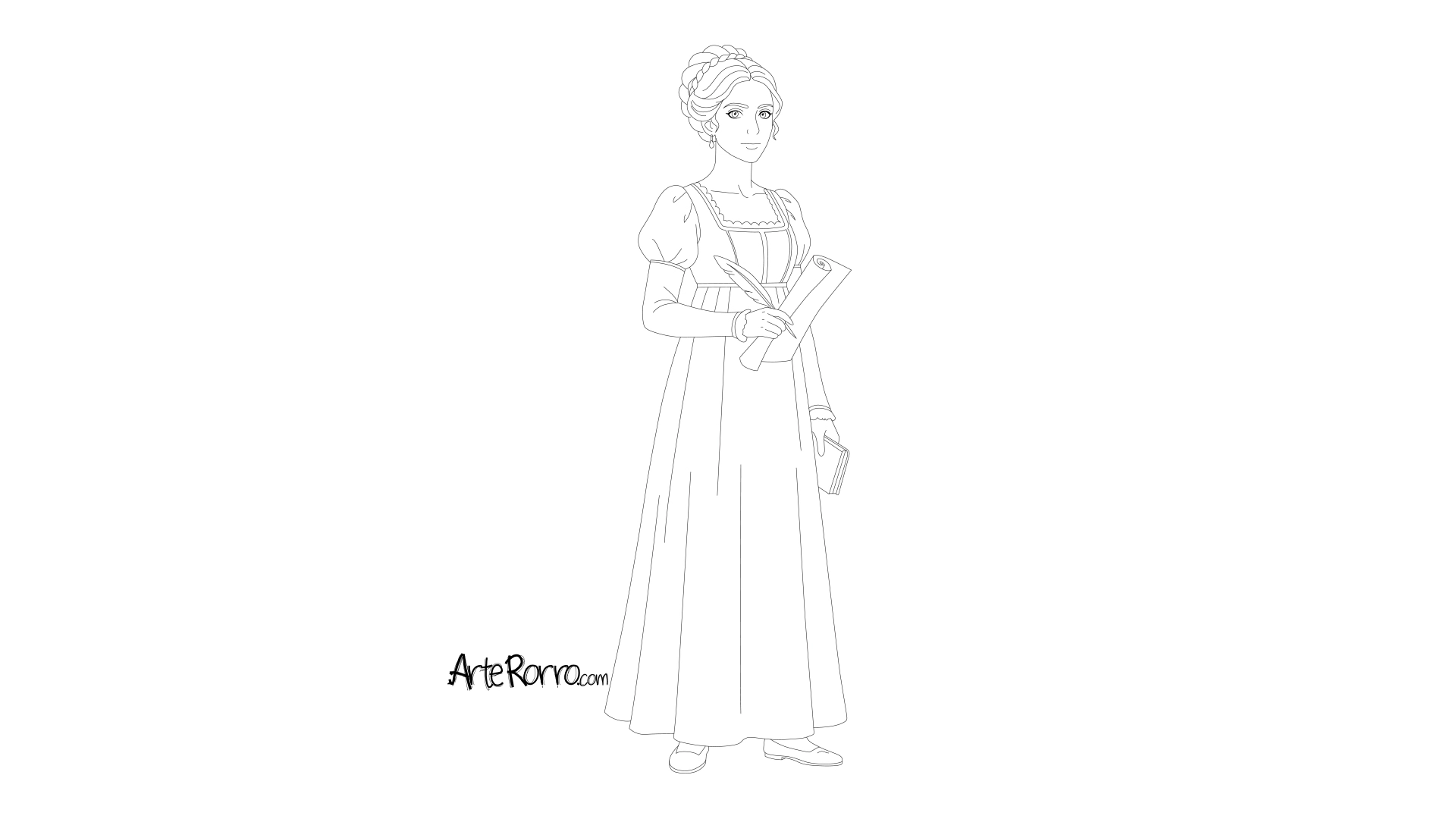 Dibujo de  Leona Vicario