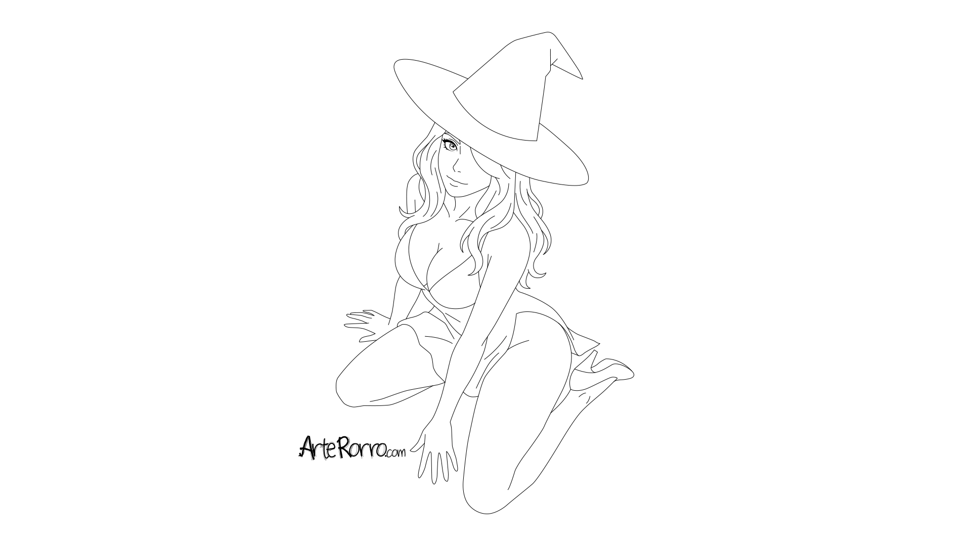 Dibujo de  Bruja