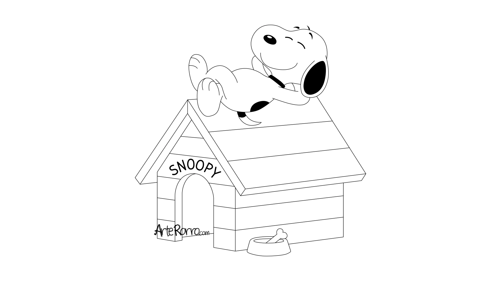 Dibujo de  Snoopy