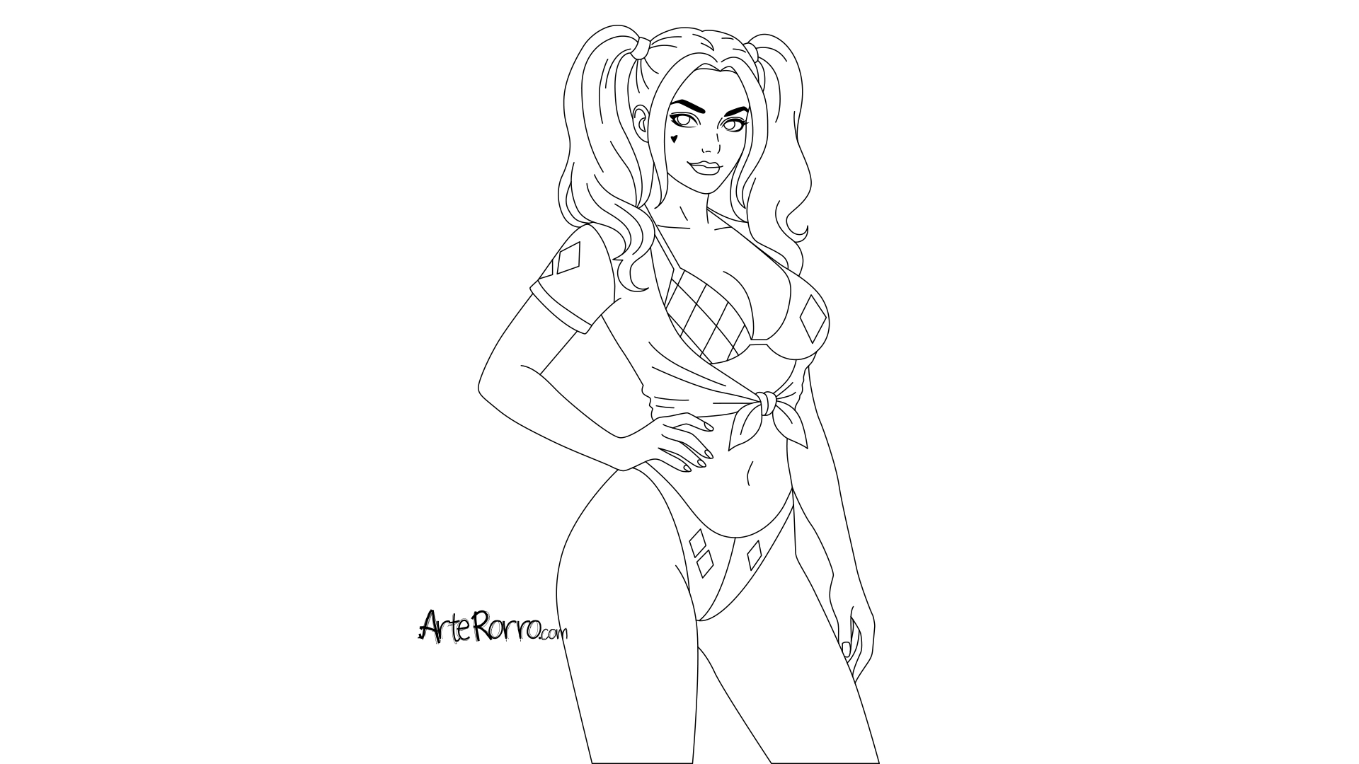 Dibujo de  Harley Quinn