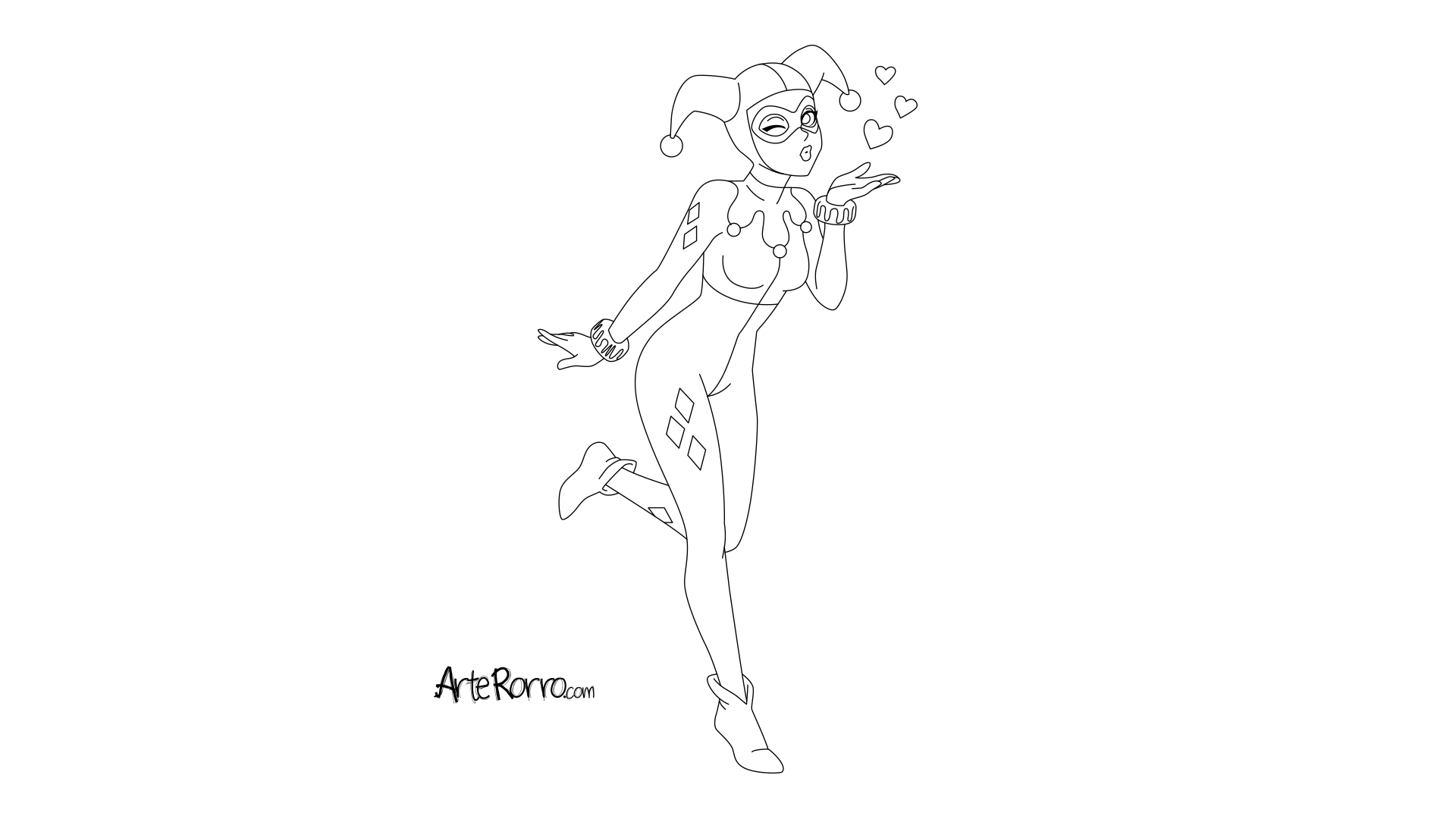 Dibujo de  Harley Quinn