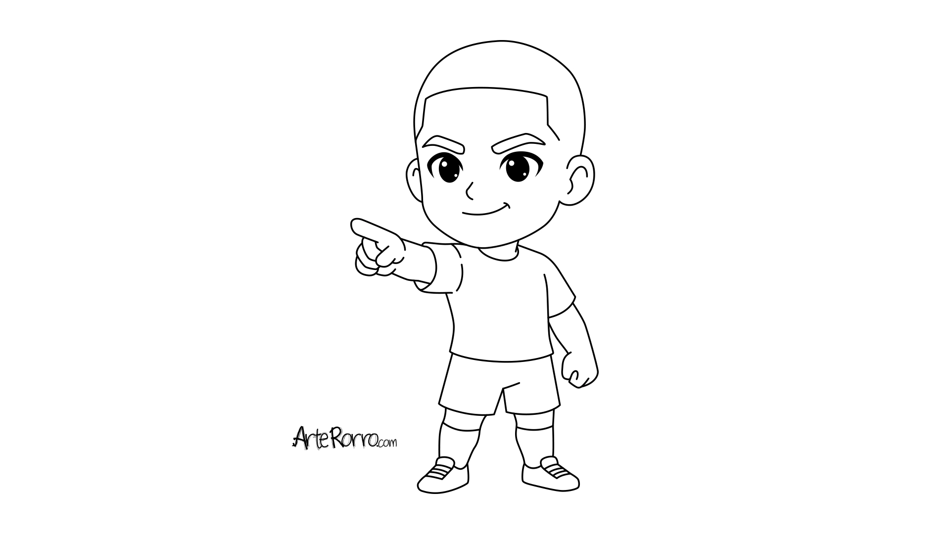 Dibujo de  Kylian Mbappé