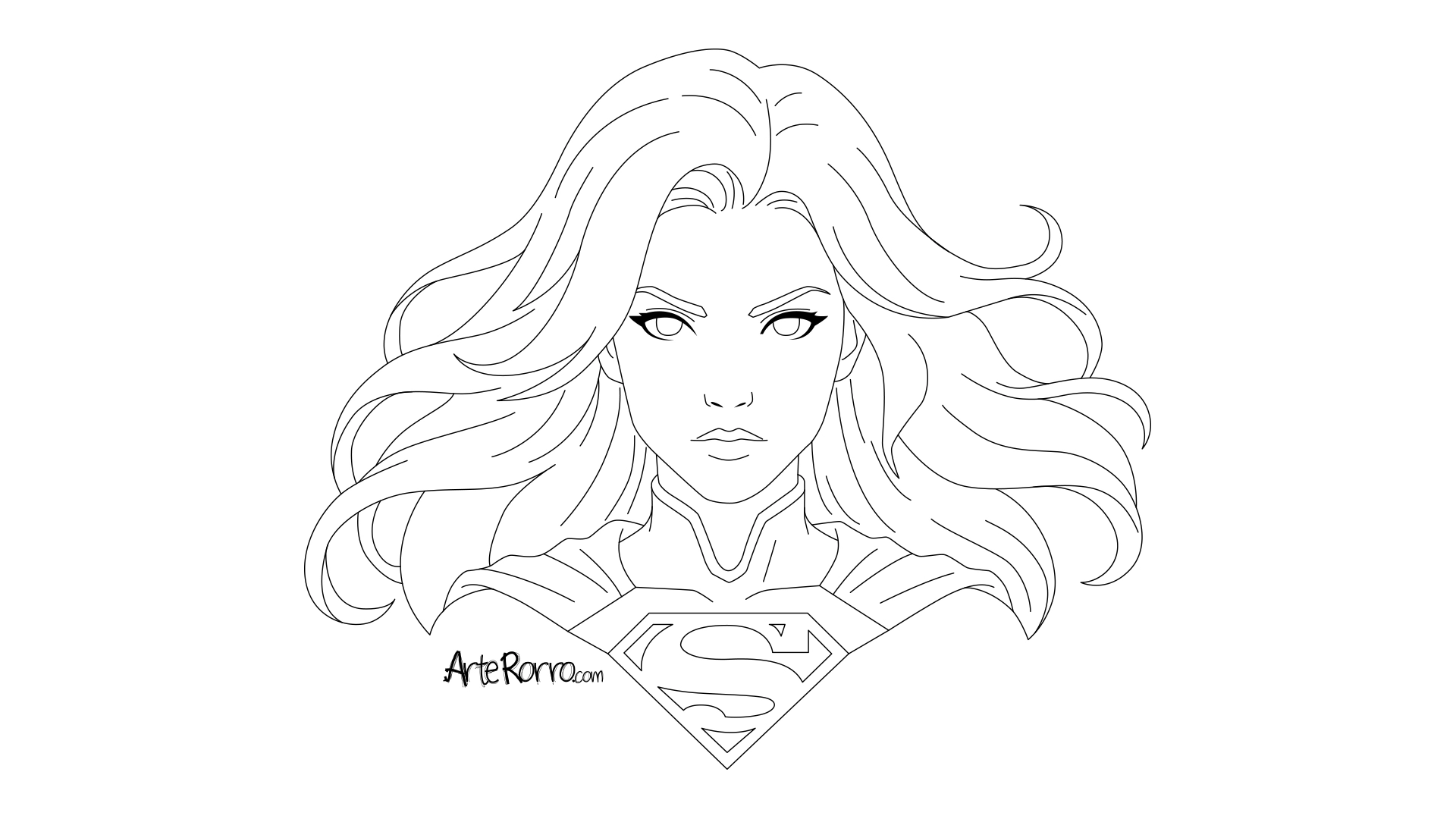 Dibujo de  Supergirl