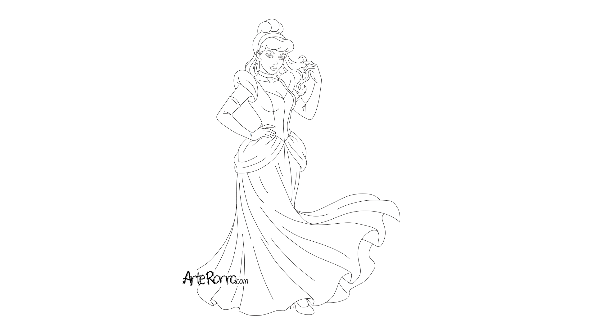 Dibujo de  Cenicienta