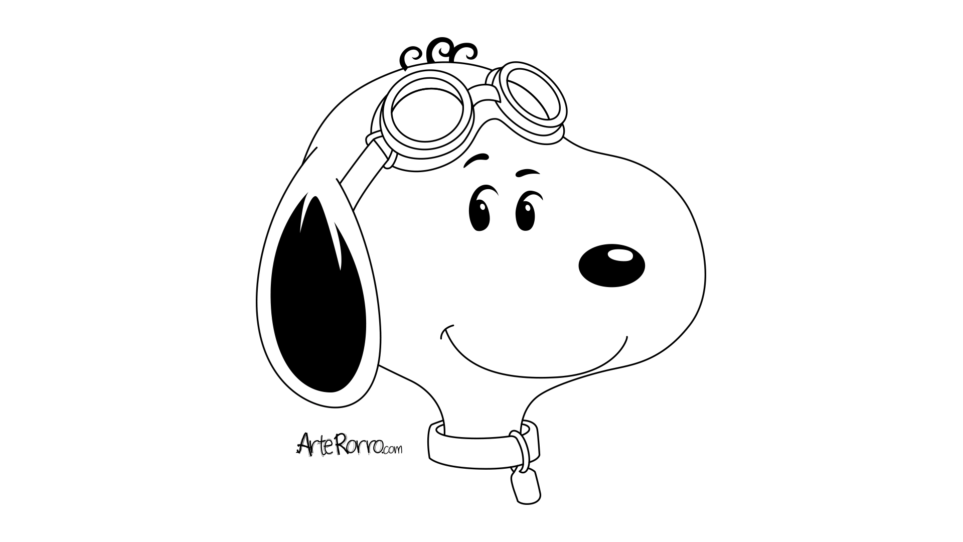 Dibujo de  Snoopy