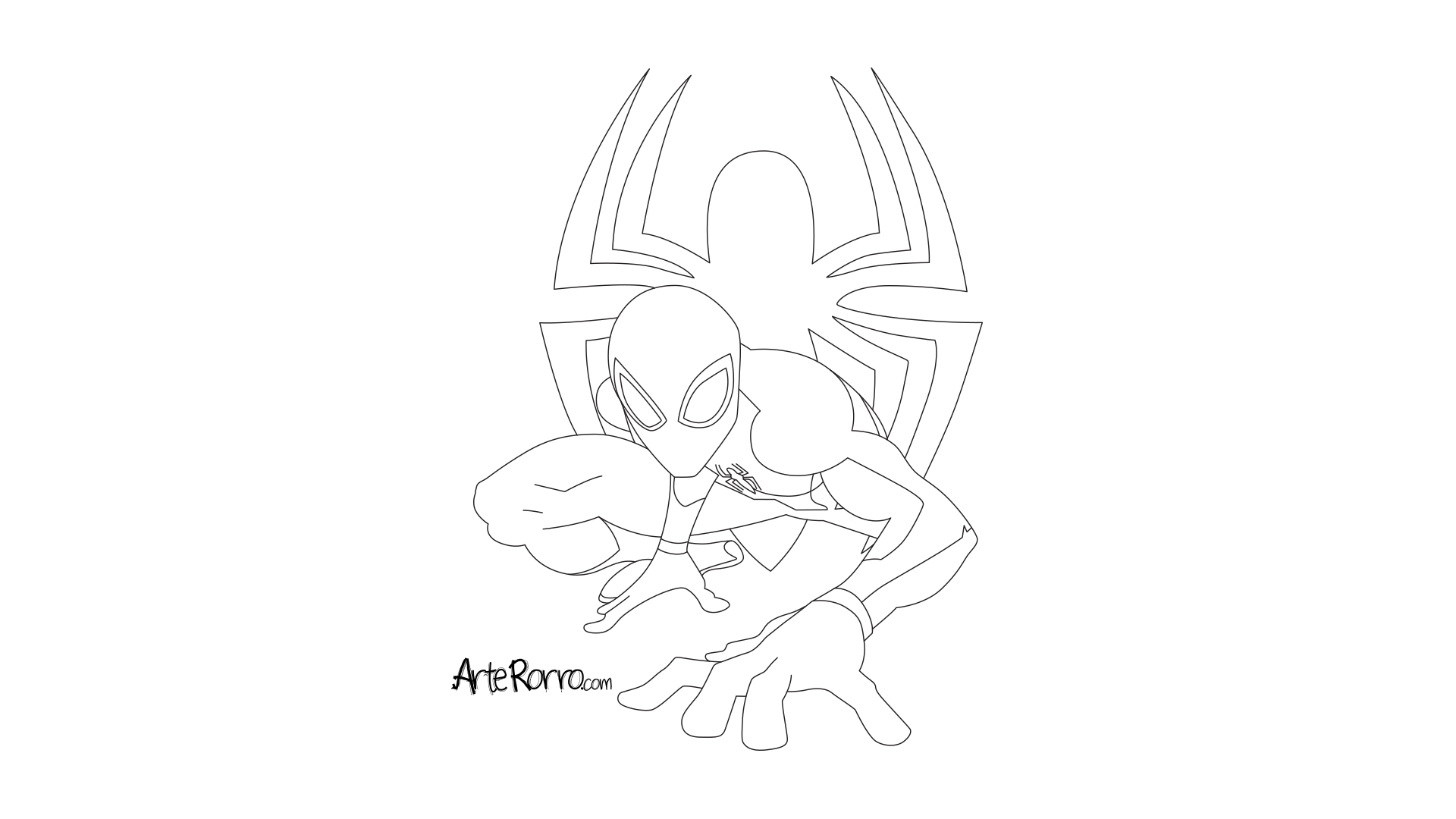Dibujo de  Hombre Araña