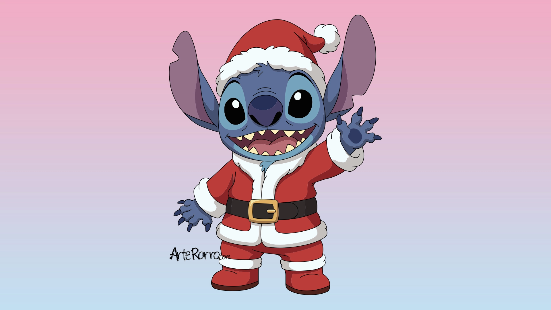 Santa Stitch Christmas