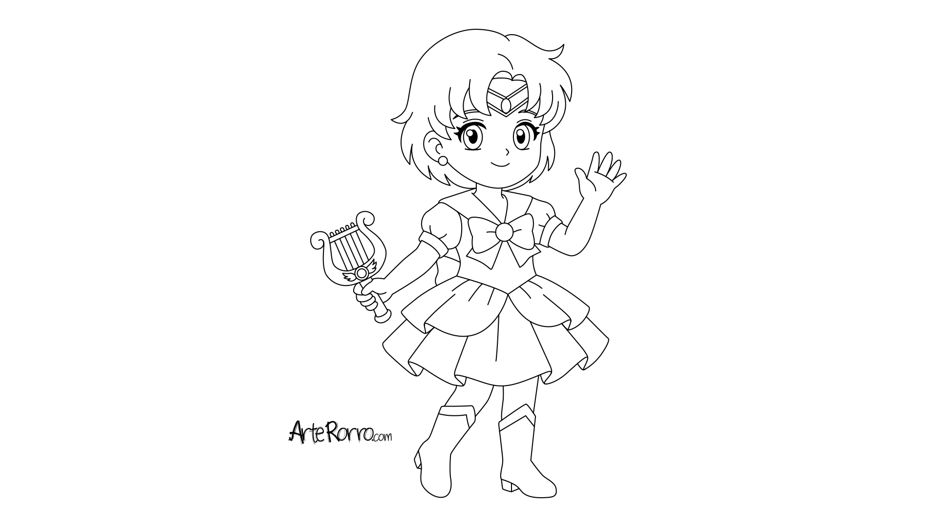 Dibujo de  Sailor Mercury