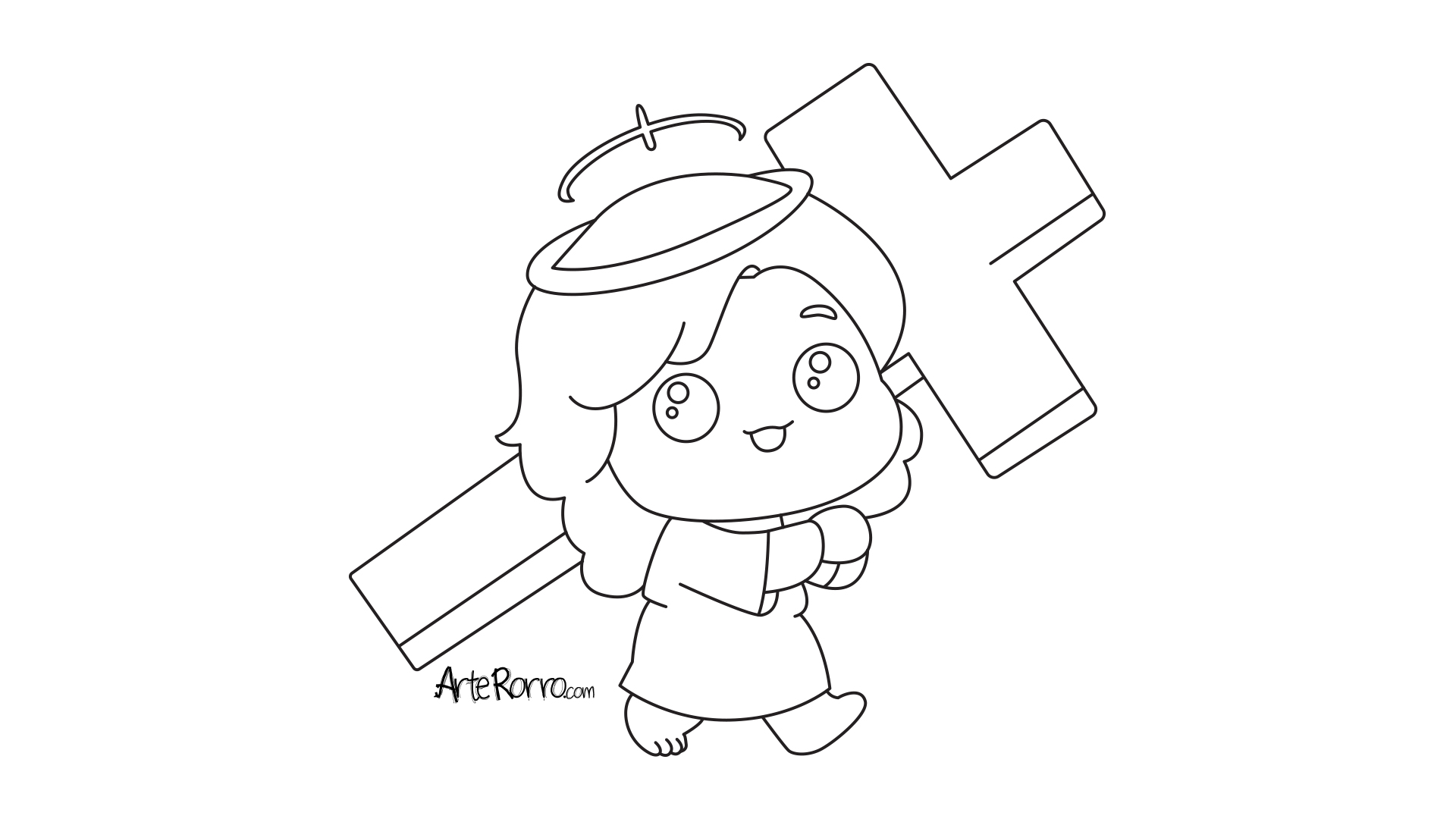 Dibujo de  Jesucristo