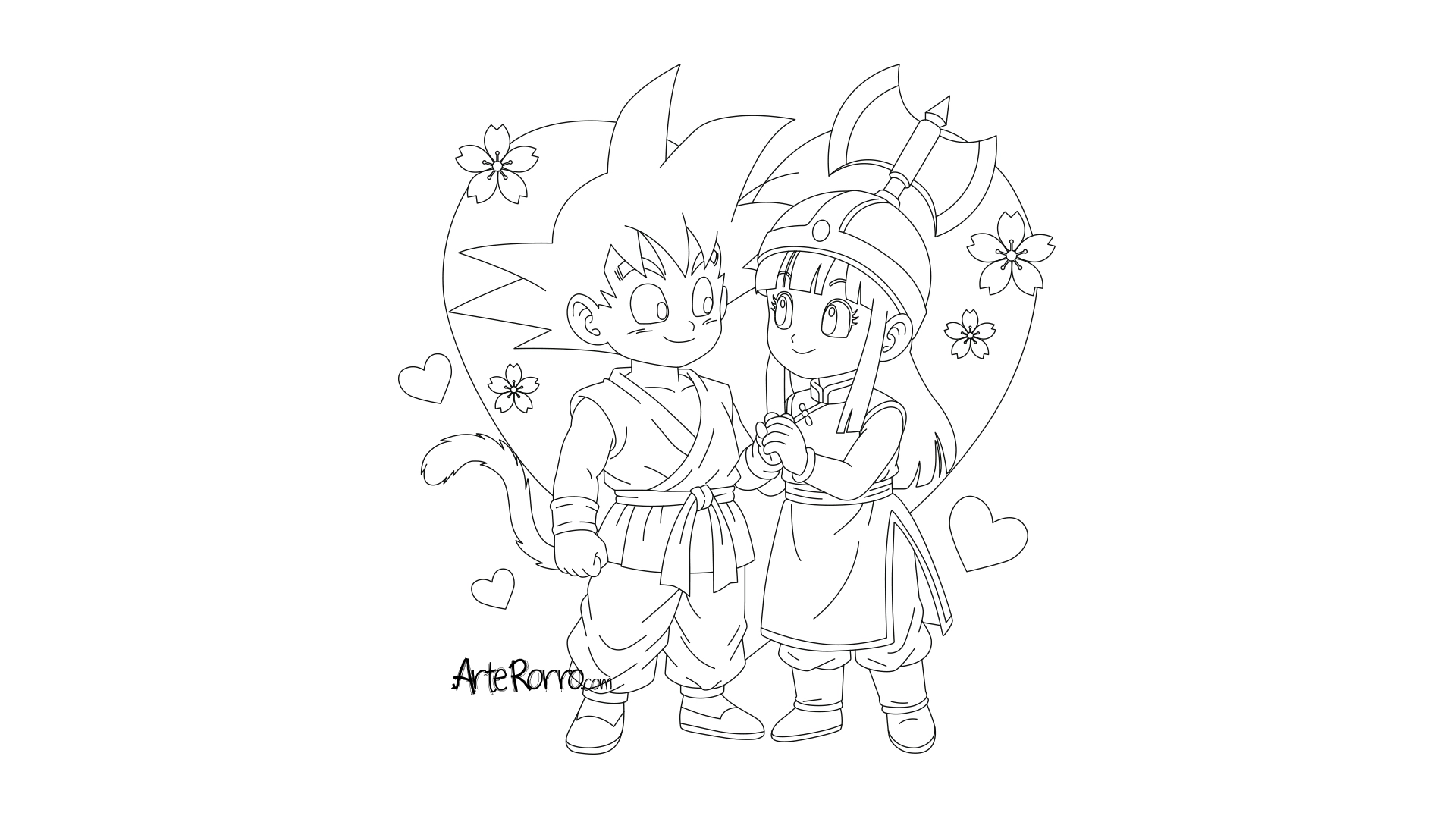  Goku and Chi-Chi